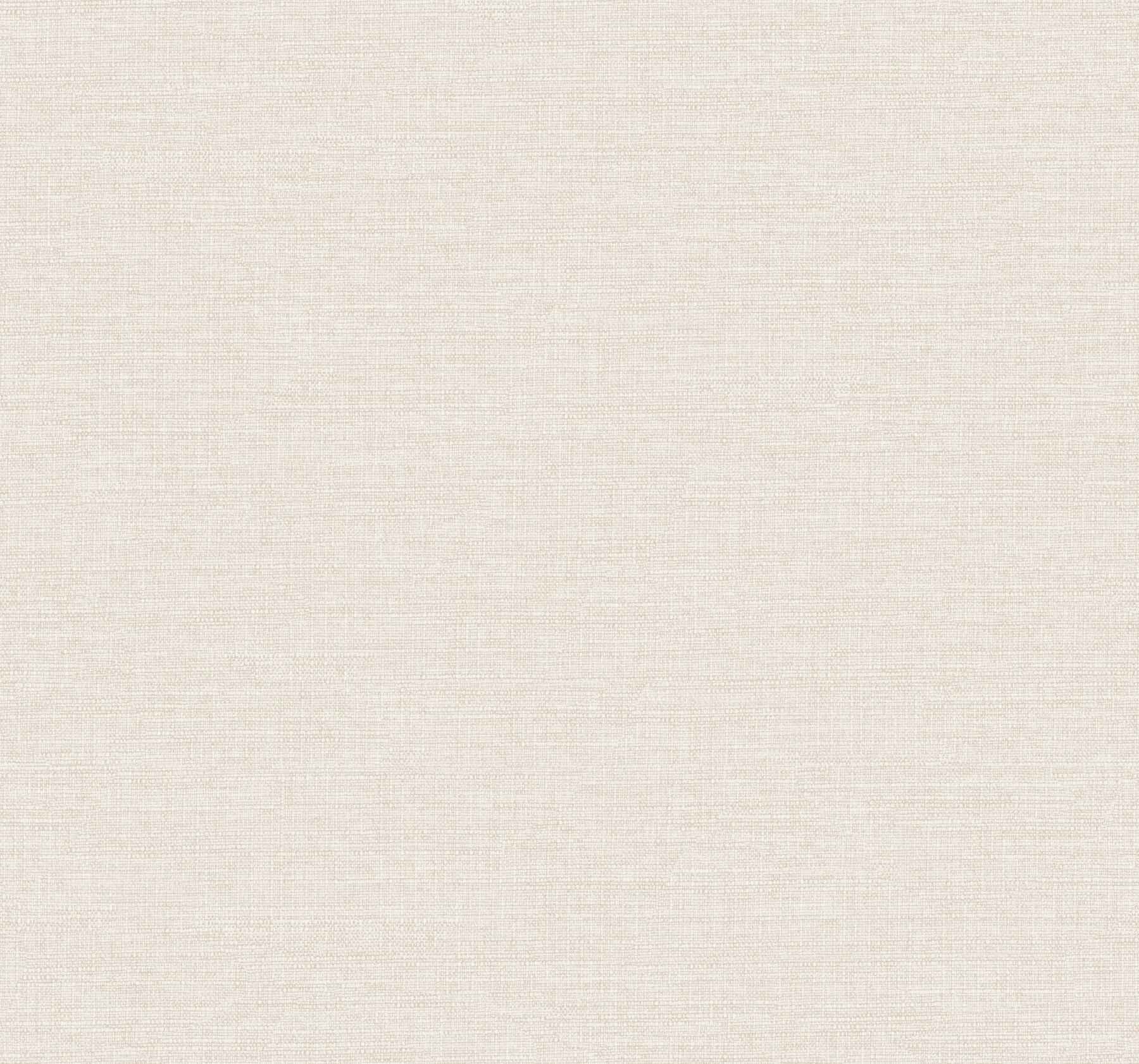 Terrene Cream Faux Linen Wallpaper - York Wallcoverings - UW1012N - York Wallcoverings Wallpaper
