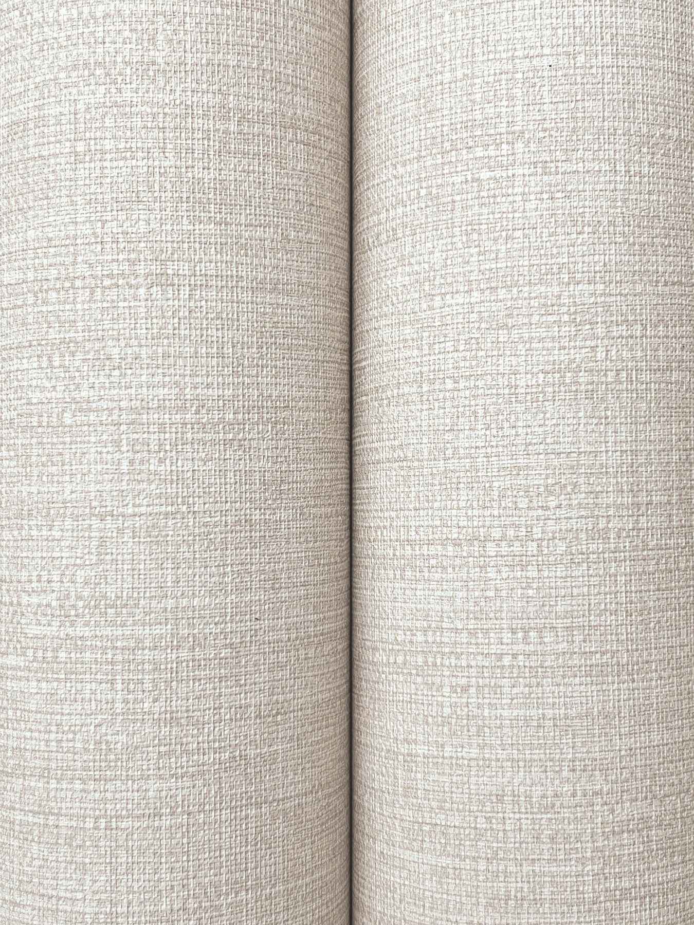 Terrene Cream Faux Linen Wallpaper - York Wallcoverings - UW1012N - York Wallcoverings Wallpaper