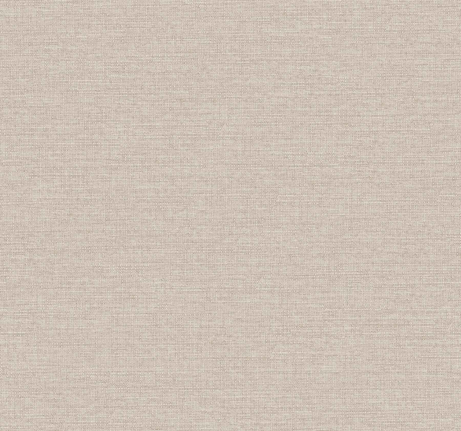 Terrene Light Brown Faux Linen Wallpaper - York Wallcoverings - UW1014N - York Wallcoverings Wallpaper