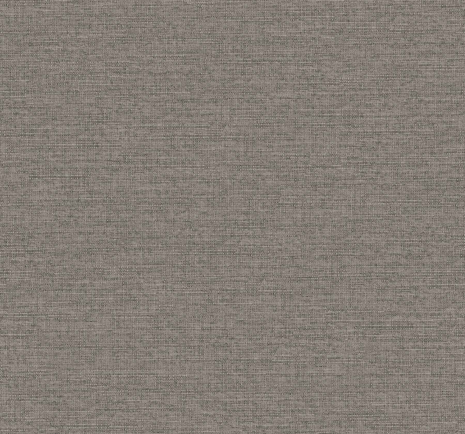 Terrene Charcoal Faux Linen Wallpaper - York Wallcoverings - UW1020N - York Wallcoverings Wallpaper