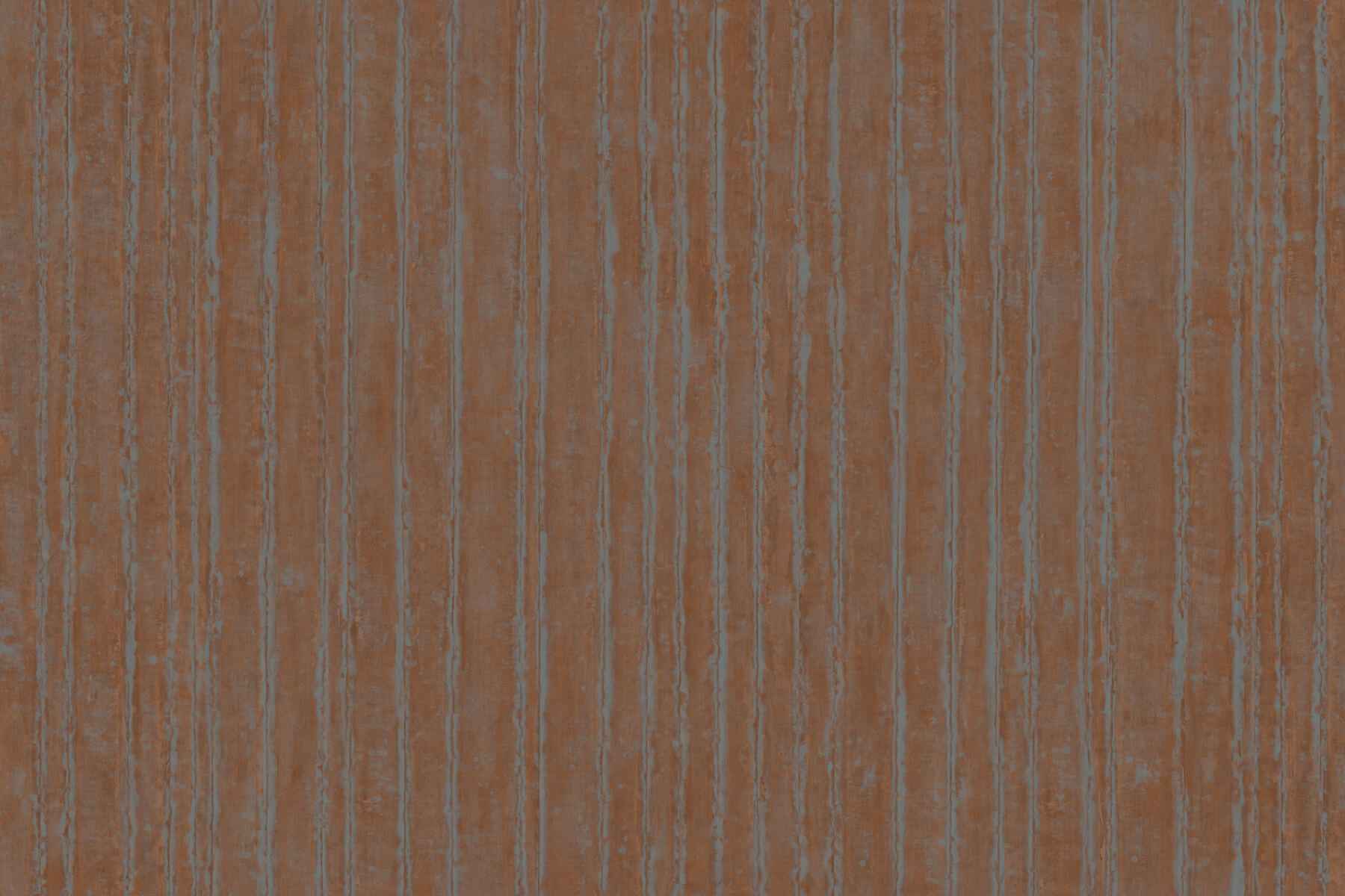 Precious Metal Copper Corrugated Wallpaper - York Wallcoverings - UW1026N