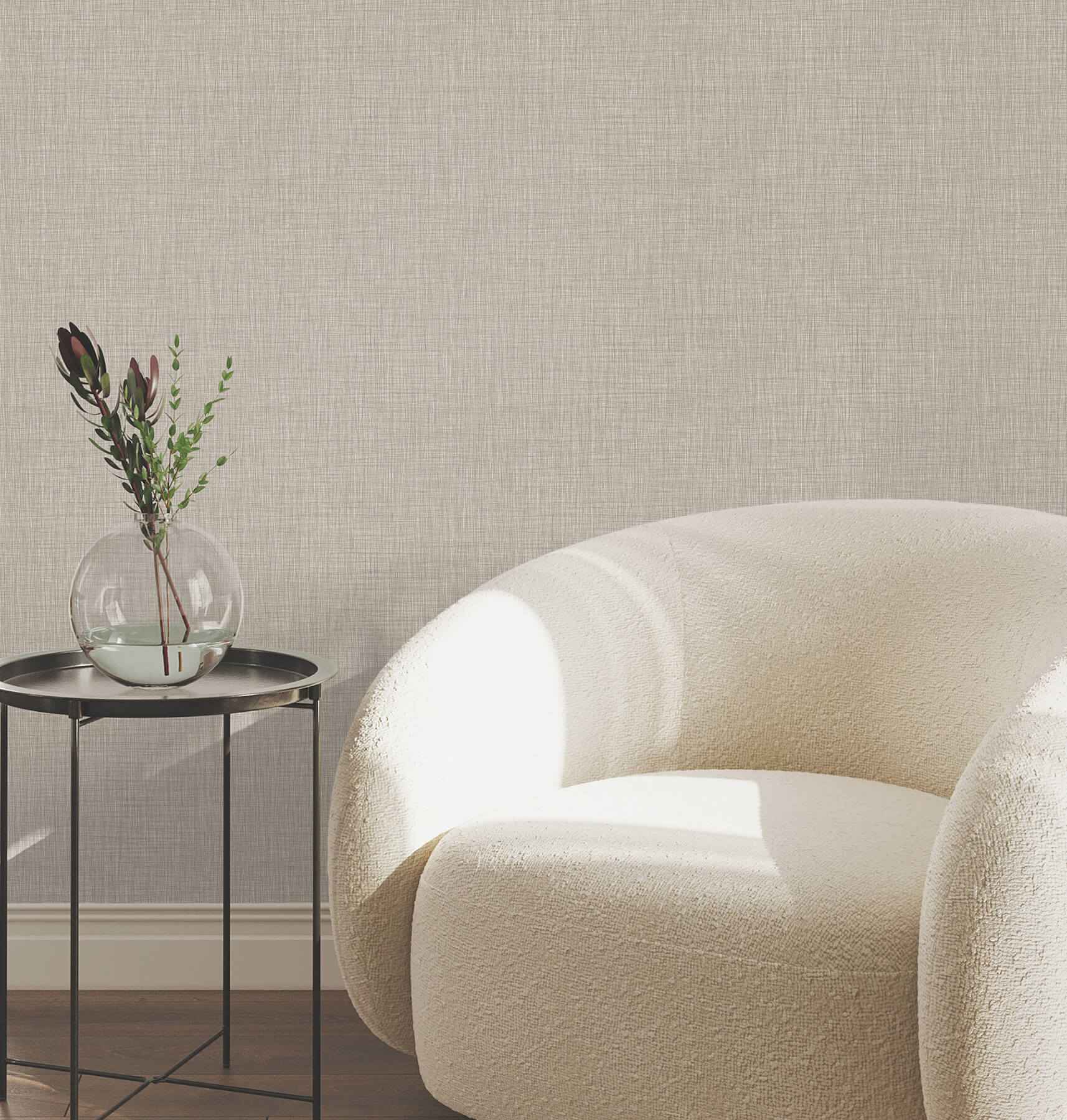 Crossover Neutral Crosshatch Wallpaper - York Wallcoverings - UW1062N - York Wallcoverings Wallpaper