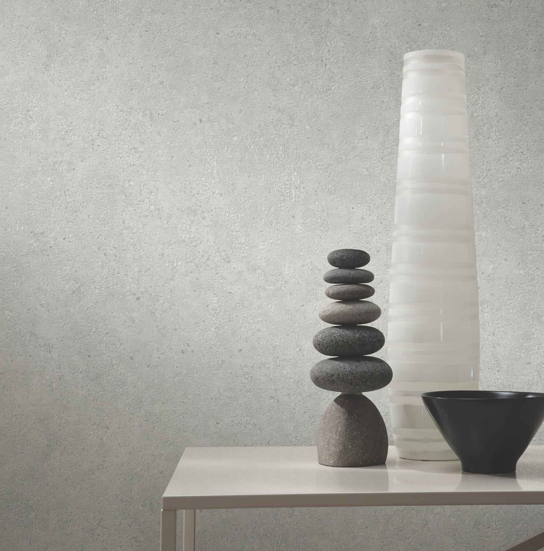 Artisan Stone Pewter Texture Wallpaper - York Wallcoverings - UW1084N - York Wallcoverings Wallpaper