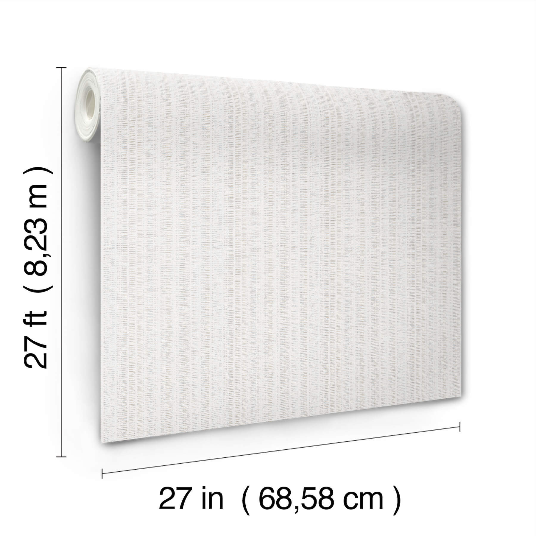 line-in-the-sand-white-woven-stripe-wallpaper-york-wallcoverings-uw1089n - York Wallcoverings Wallpaper