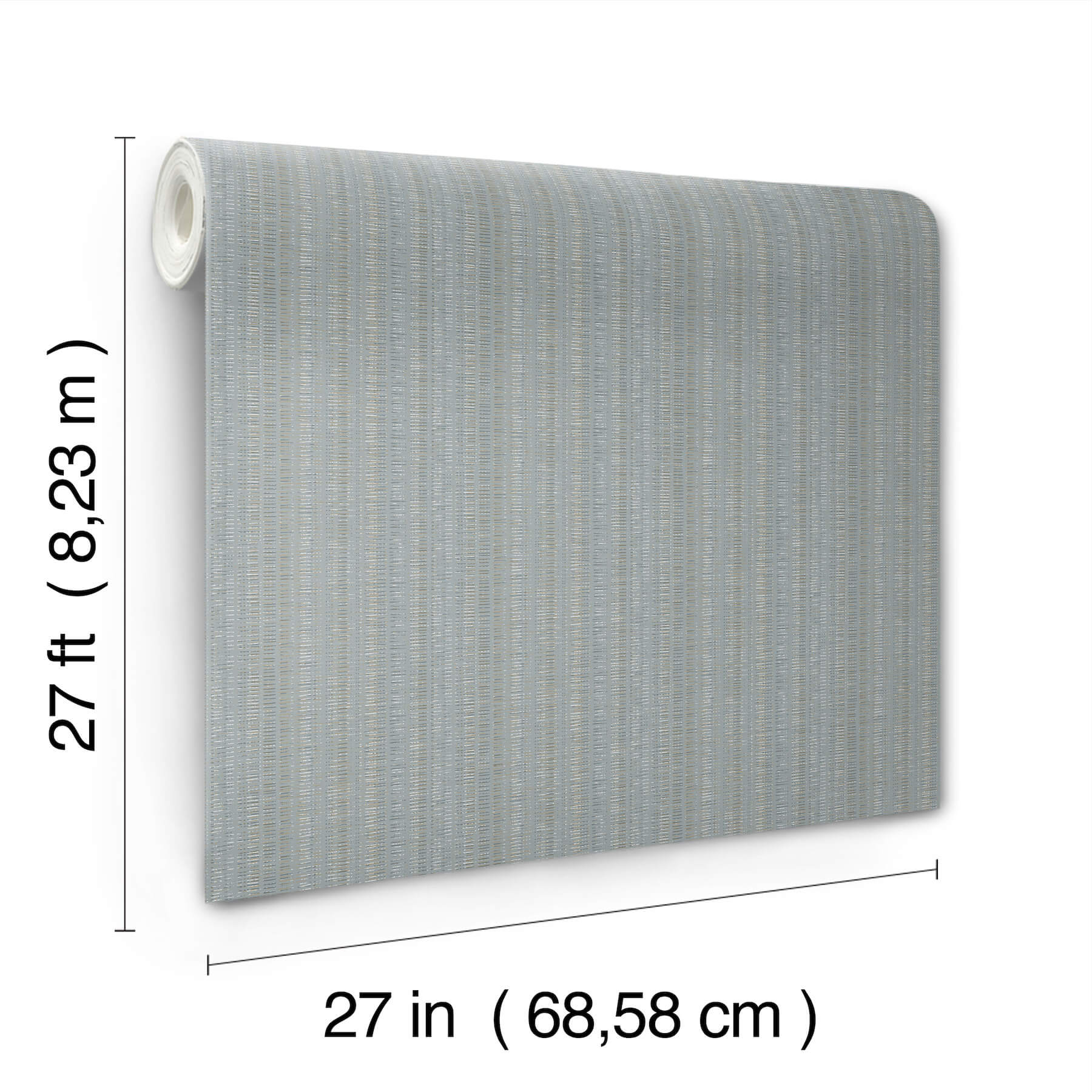 line-in-the-sand-light-blue-woven-stripe-wallpaper-york-wallcoverings-uw1091n - York Wallcoverings Wallpaper