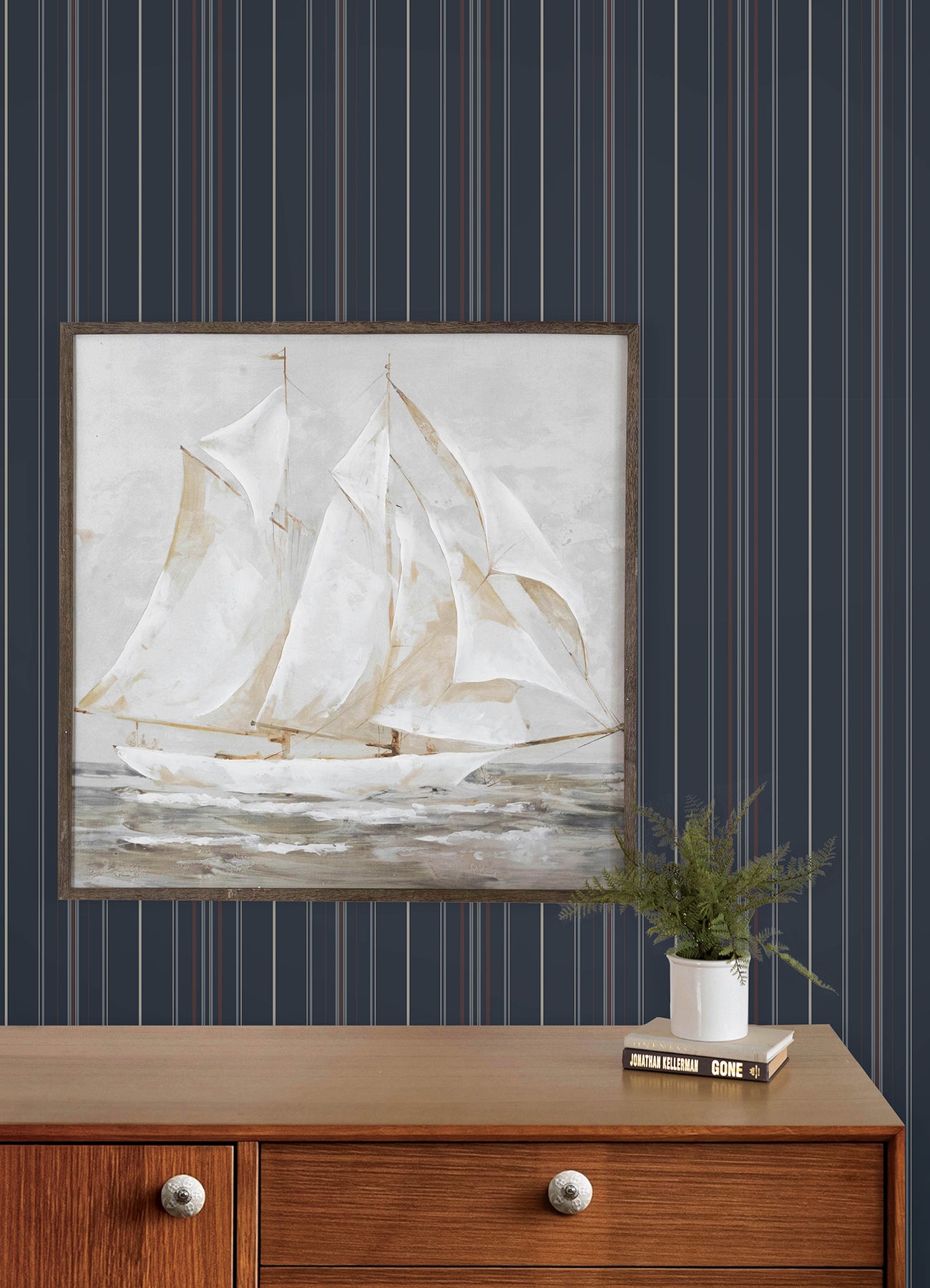 lascelle-navy-modern-pinstripe-wallpaper-york-wallcoverings-4192-83450