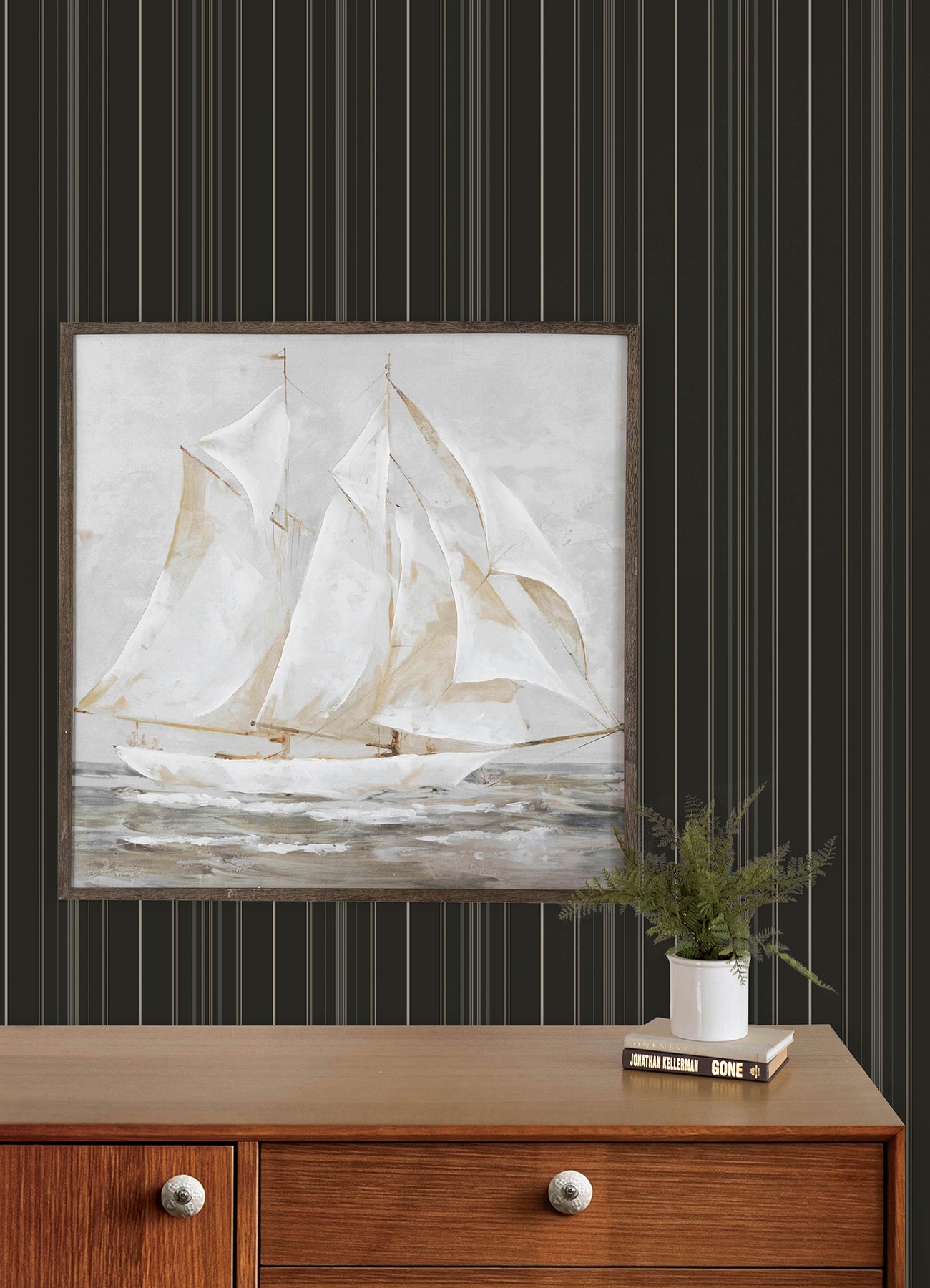 lascelle-black-modern-pinstripe-wallpaper-york-wallcoverings-4192-83453