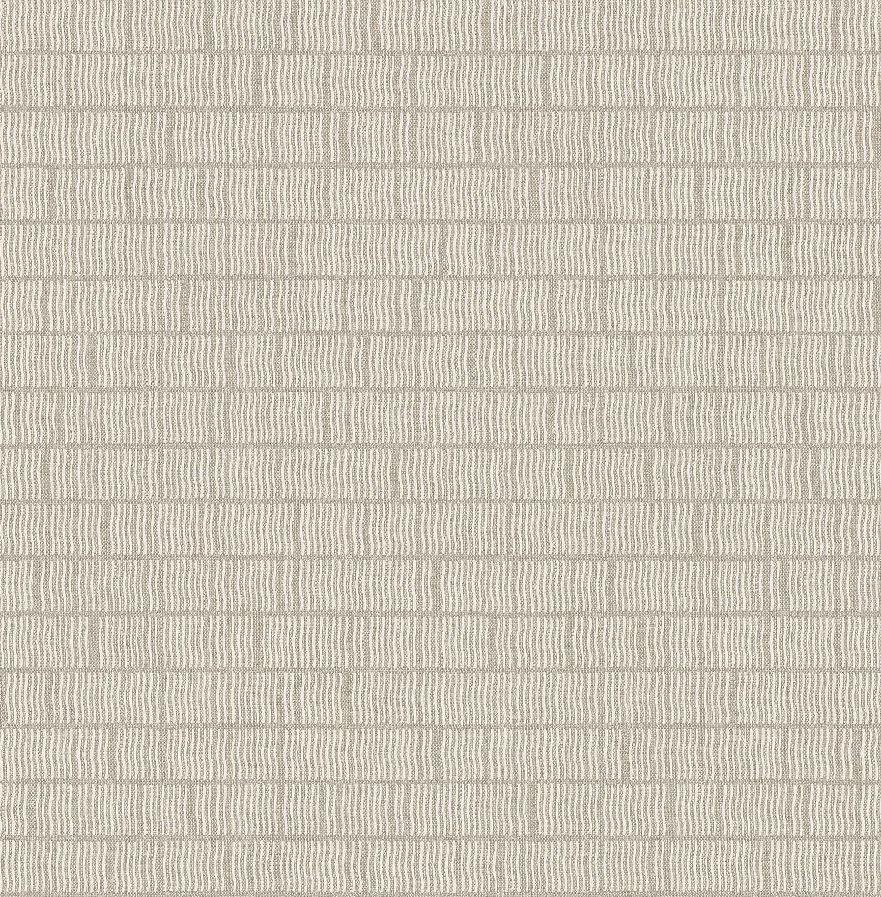 Collis Neutral Squiggle Stripe Wallpaper - York Wallcoverings - 4198-27815