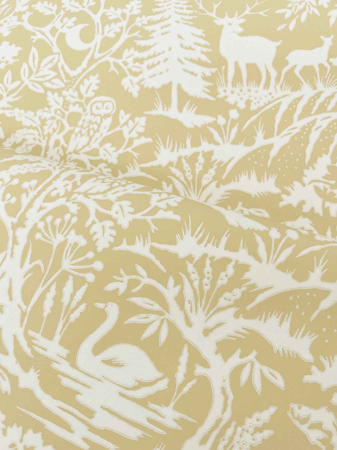 Alrick Mustard Forest Venture Wallpaper - York Wallcoverings - 3125-72322 - York Wallcoverings Wallpaper