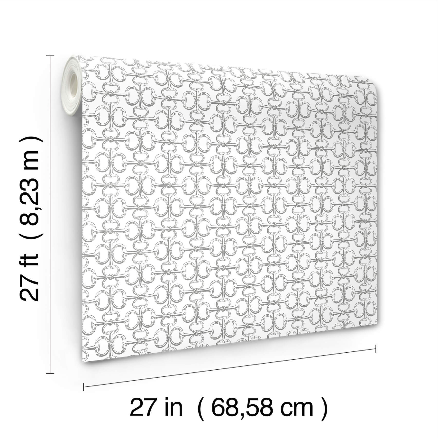 polo-white-horse-bits-wallpaper-york-wallcoverings-4211-83507 - York Wallpaper Wallpaper