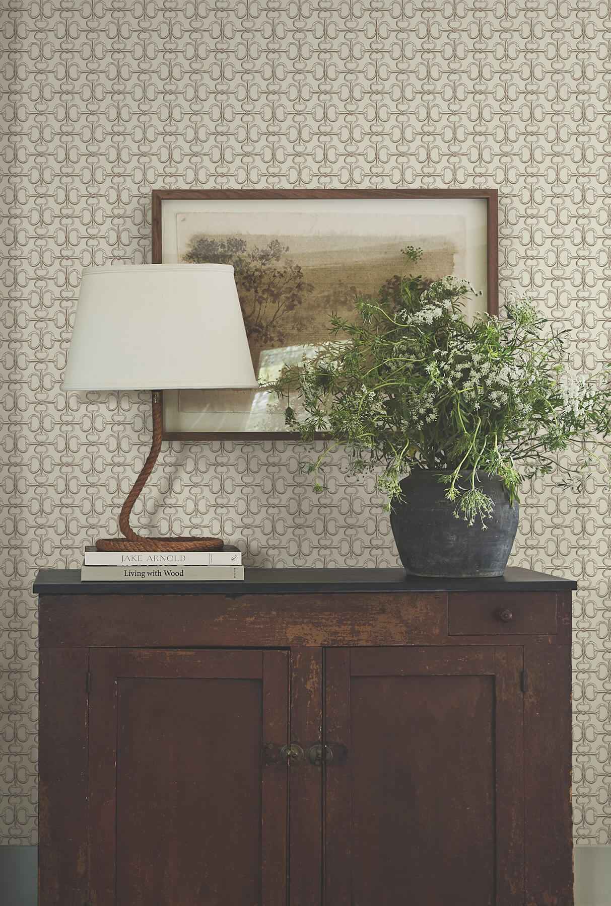 Polo Beige Horse Bits Wallpaper - York Wallcoverings - 4211-83508 - York Wallcoverings Wallpaper