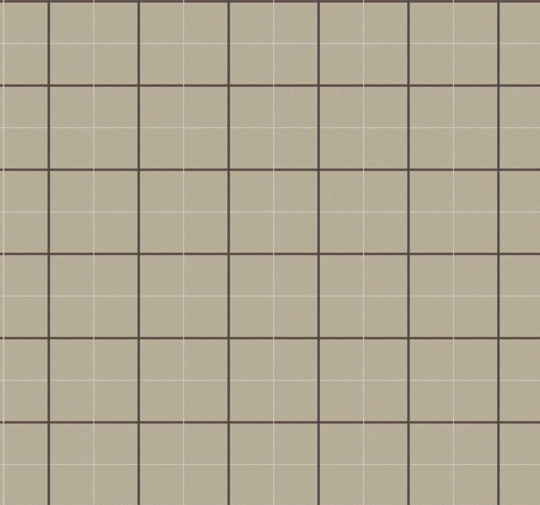 Tattersall Brown Plaid Wallpaper - York Wallcoverings - 4211-83514