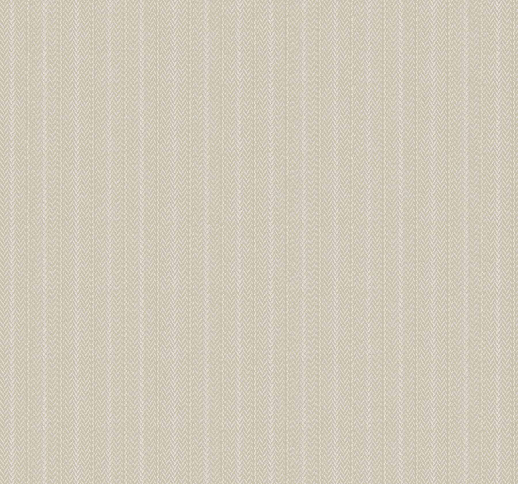 Elkan Stripe Beige Herringbone Wallpaper - York Wallcoverings - 4211-83535
