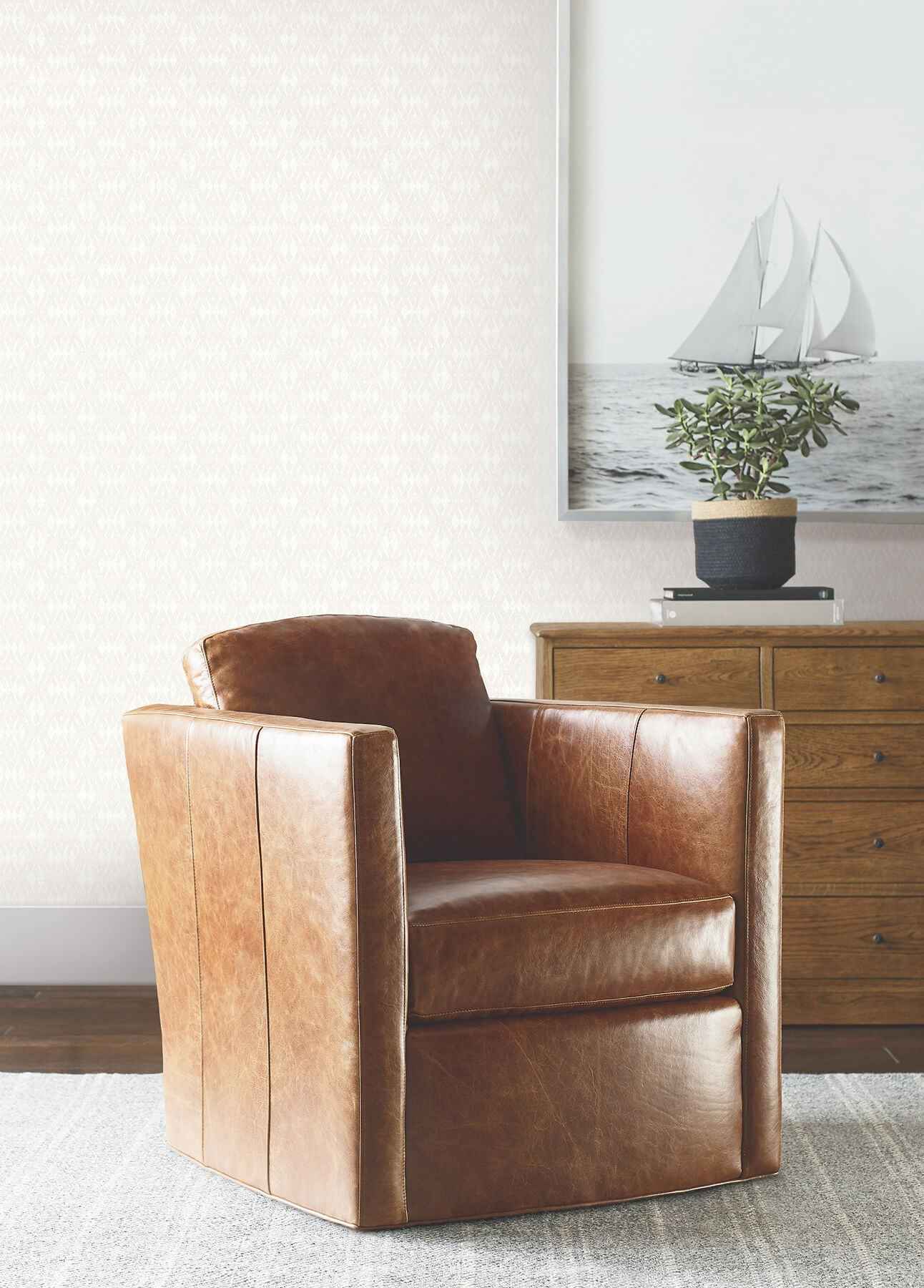 Radcliffe Beige Diamond Motif Wallpaper - York Wallcoverings - 4211-83544 - York Wallcoverings Wallpaper