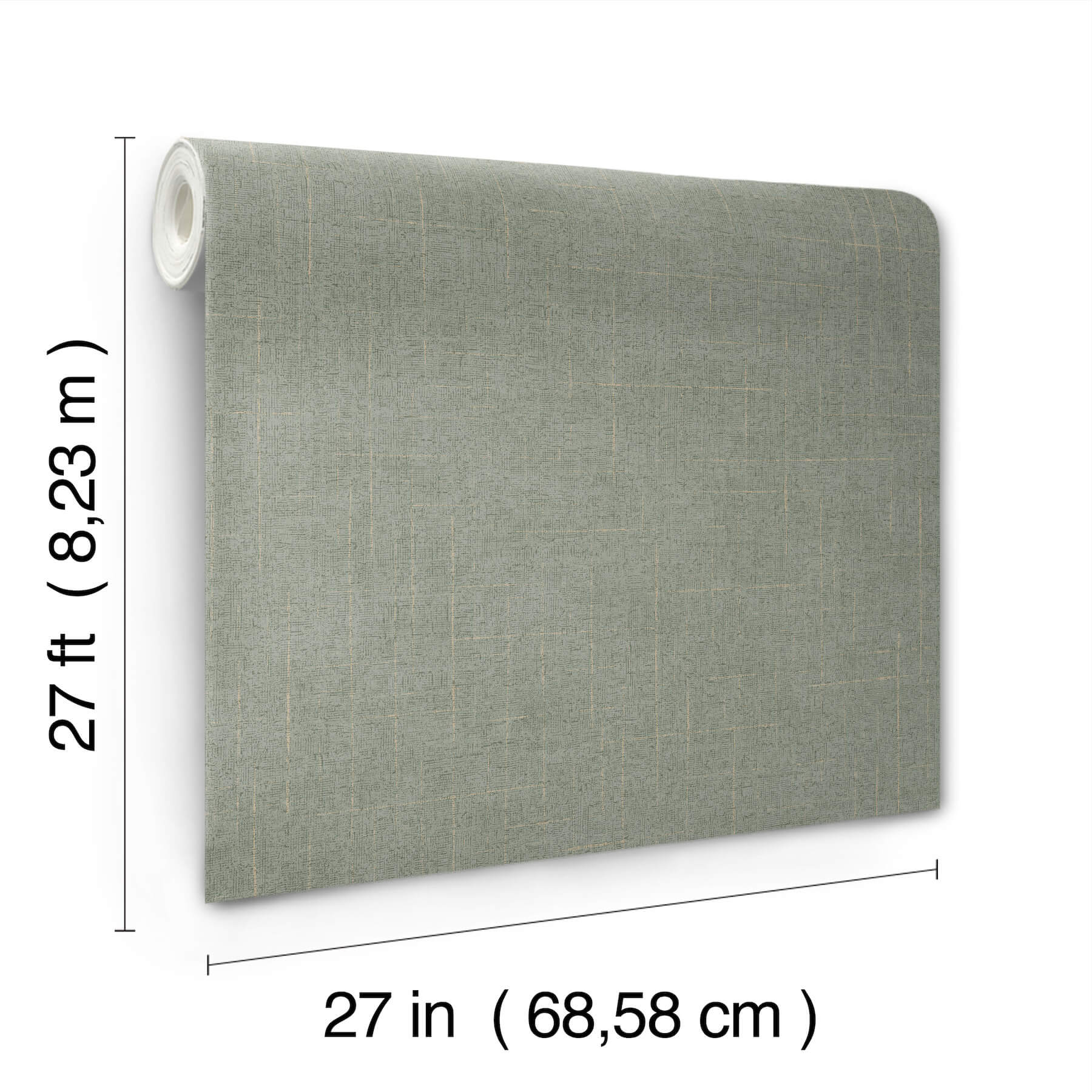 saratoga-jade-faux-linen-wallpaper-york-wallcoverings-4211-83549 - York Wallcoverings Wallpaper
