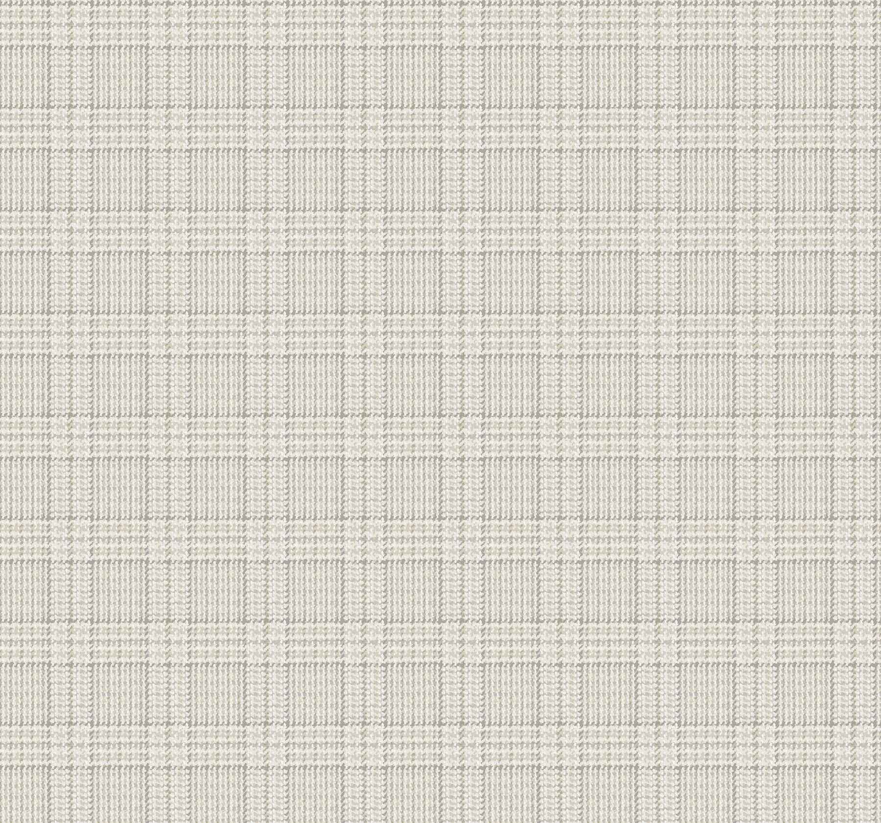 Harrington Plaid Neutral Glen Check Wallpaper - York Wallcoverings - 4211-83553 - York Wallcoverings Wallpaper