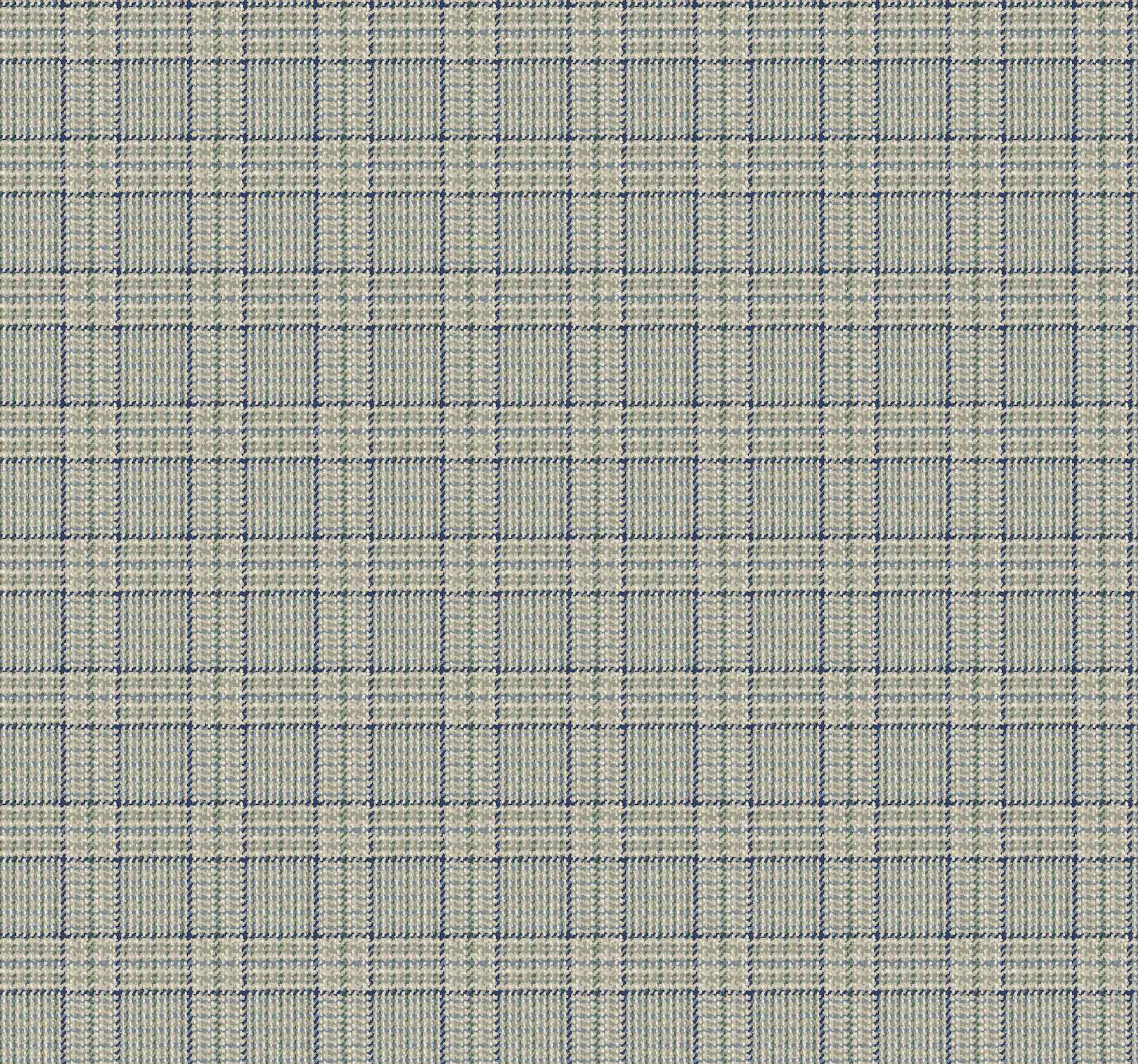 Harrington Plaid Green Glen Check Wallpaper - York Wallcoverings - 4211-83556