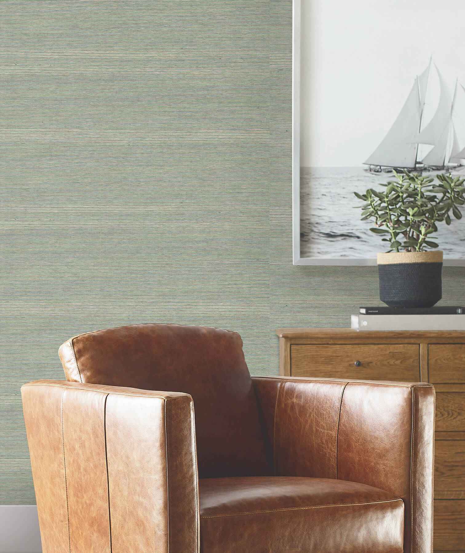 Warwick Moss Loomed Wallpaper - York Wallcoverings - 4211-83574 - York Wallcoverings Wallpaper