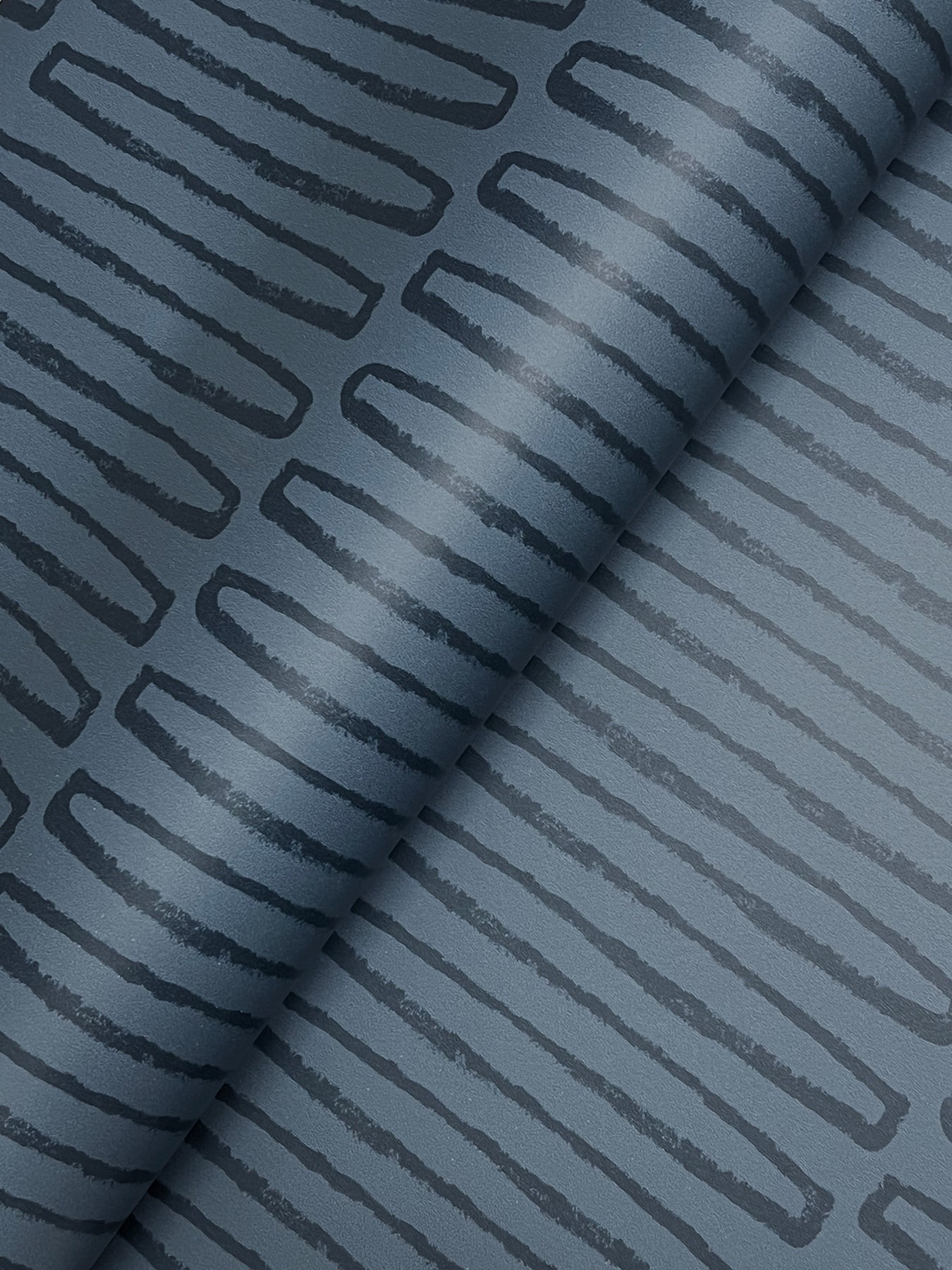 lars-navy-retro-wave-wallpaper-york-wallcoverings-4197-26502 - York Wallcoverings Wallpaper