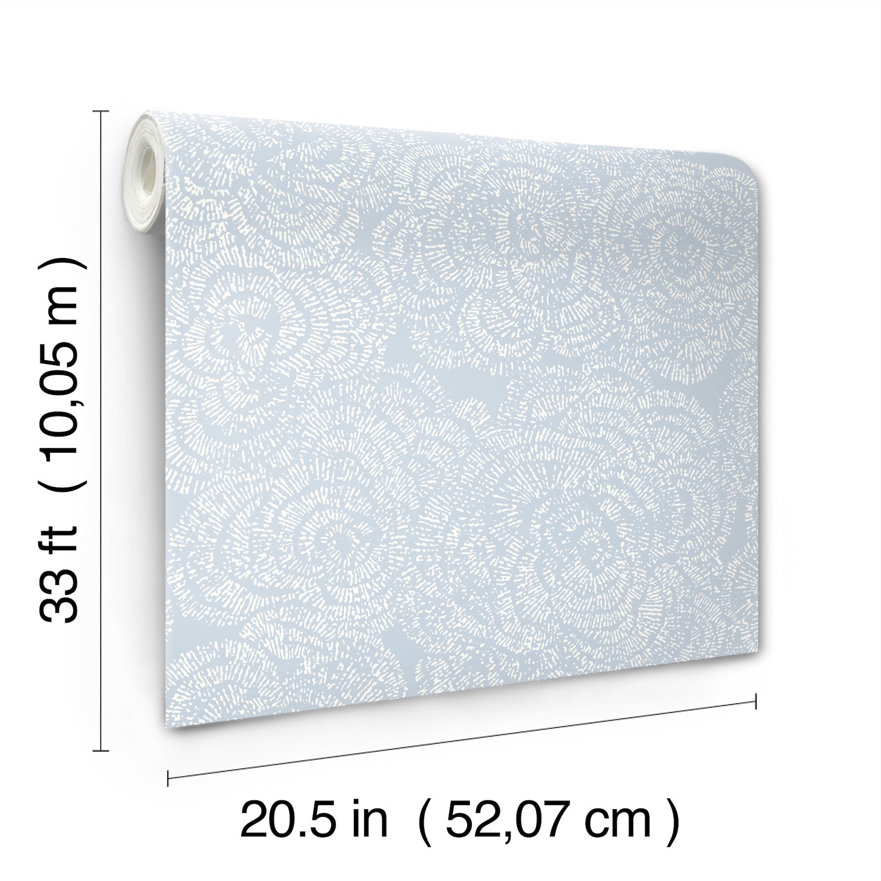ambroise-light-blue-abstract-floral-wallpaper-york-wallcoverings-4197-27850 - York Wallcoverings Wallpaper