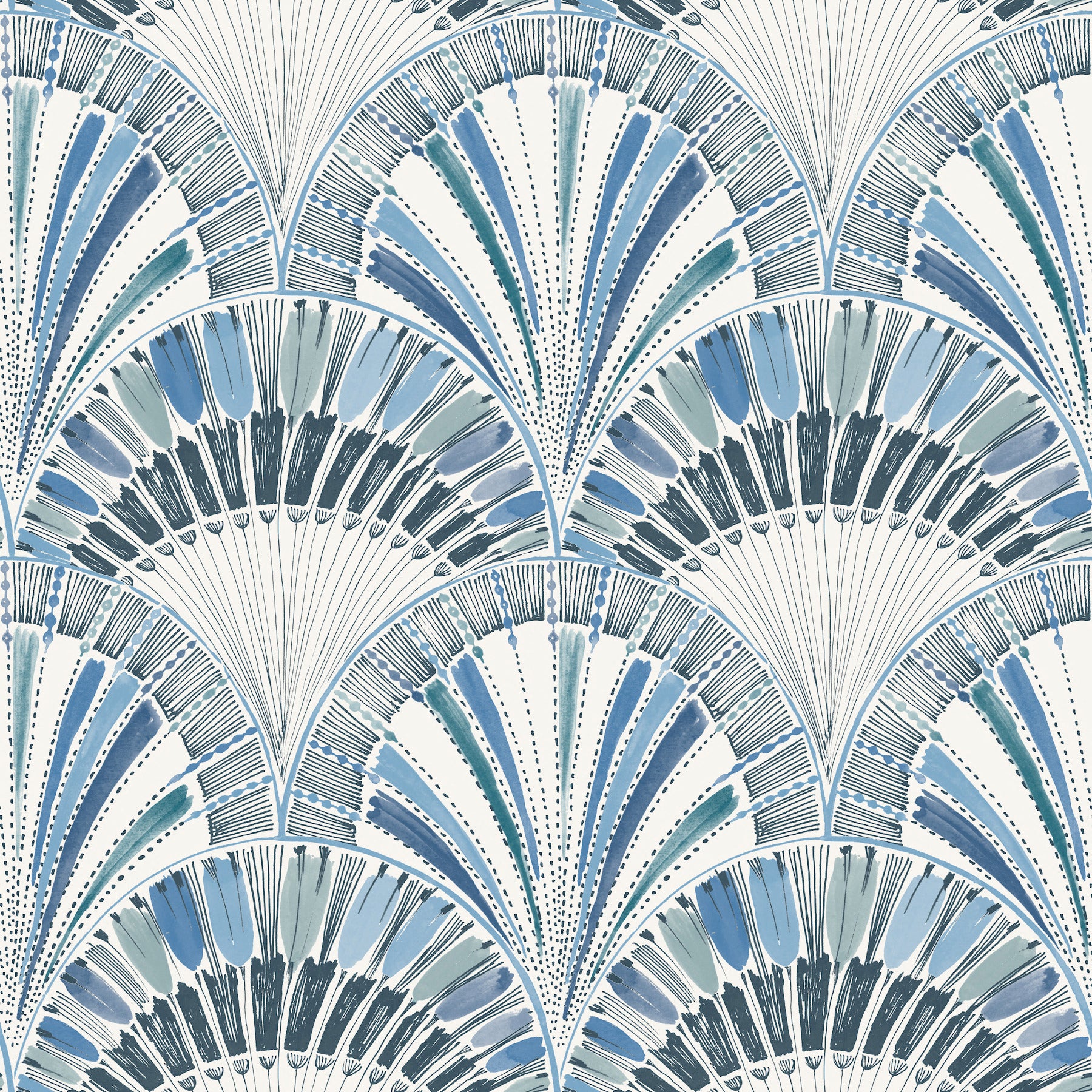 myla-blue-fanning-reeds-wallpaper-york-wallcoverings-4197-27861 - York Wallcoverings Wallpaper