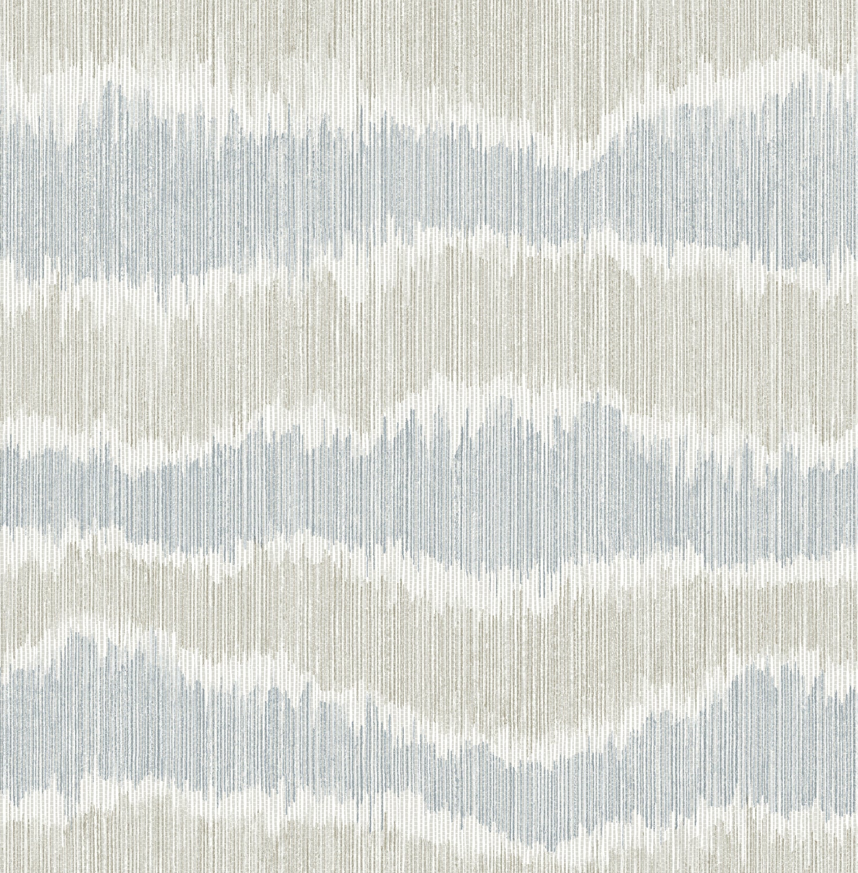 wiggle-sky-blue-ikat-stripe-wallpaper-york-wallcoverings-4197-27865 - York Wallcoverings Wallpaper