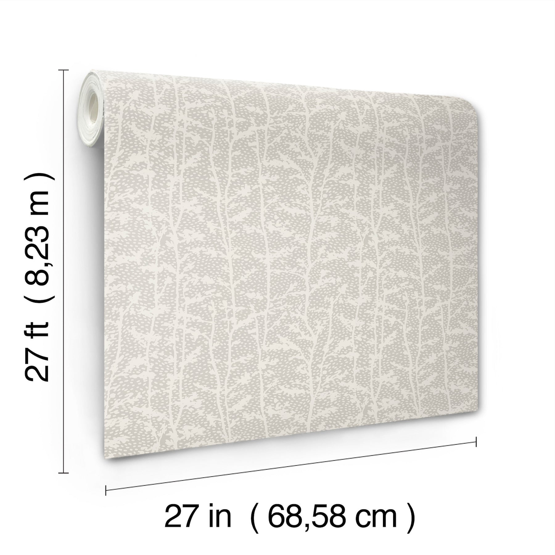 layton-taupe-climbing-vines-wallpaper-york-wallcoverings-4197-84002 - York Wallcoverings Wallpaper
