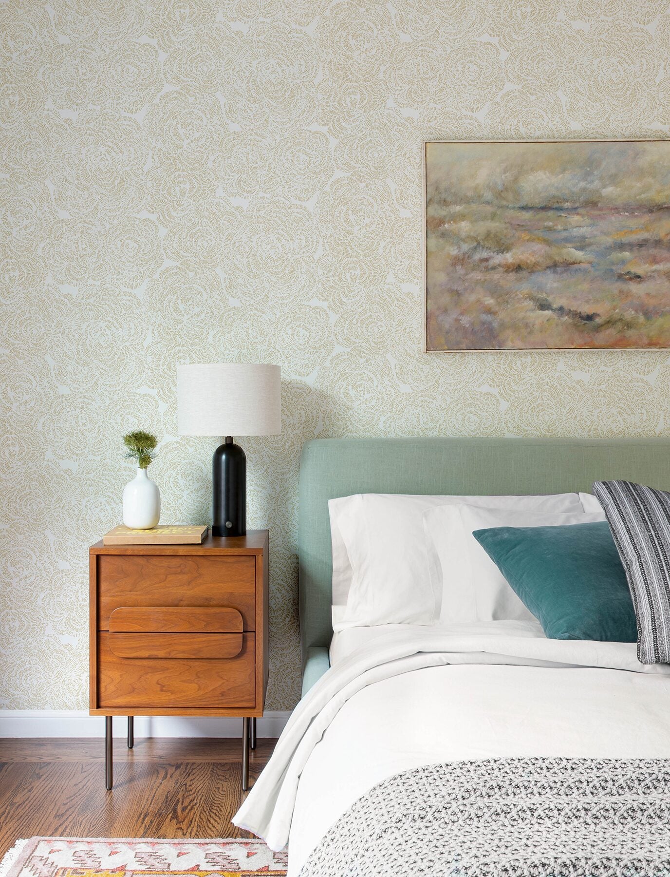 ambroise-butter-abstract-floral-wallpaper-york-wallcoverings-4197-27853 - York Wallcoverings Wallpaper