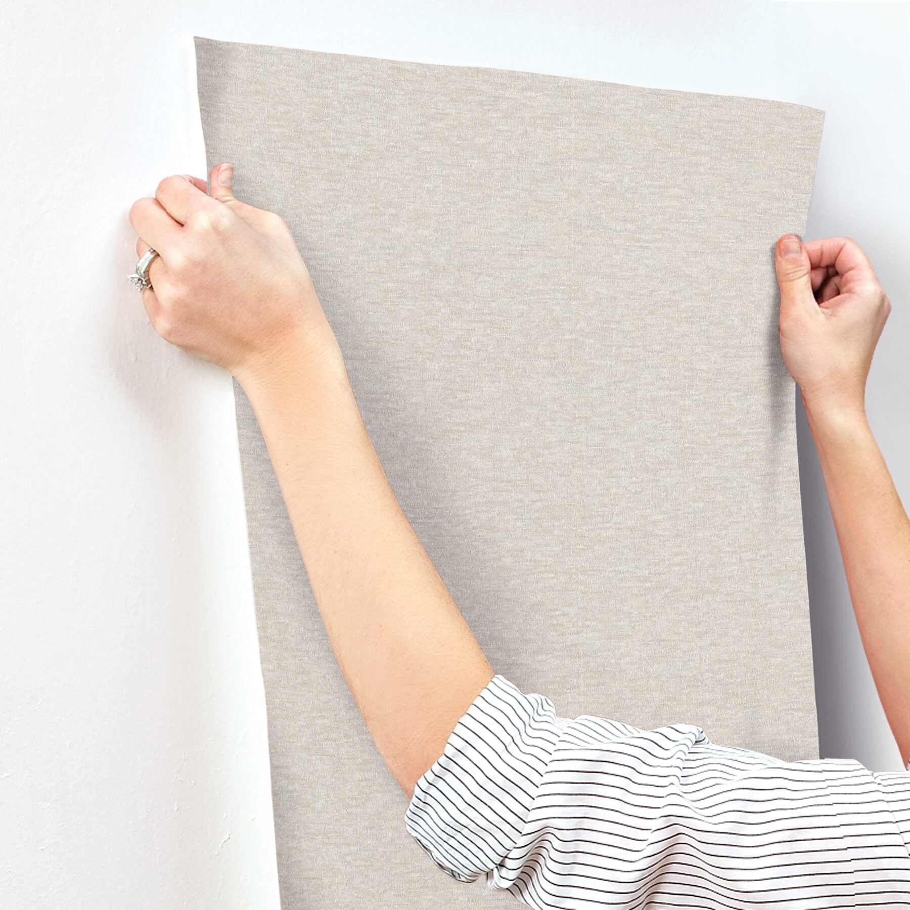 tide-water-taupe-textured-wallpaper-york-wallcoverings-cod0611n - York Wallcoverings Wallpaper