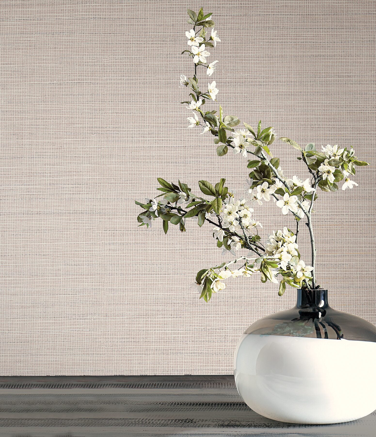 drift-weave-taupe-textured-wallpaper-york-wallcoverings-cod0631 - York Wallcoverings Wallpaper