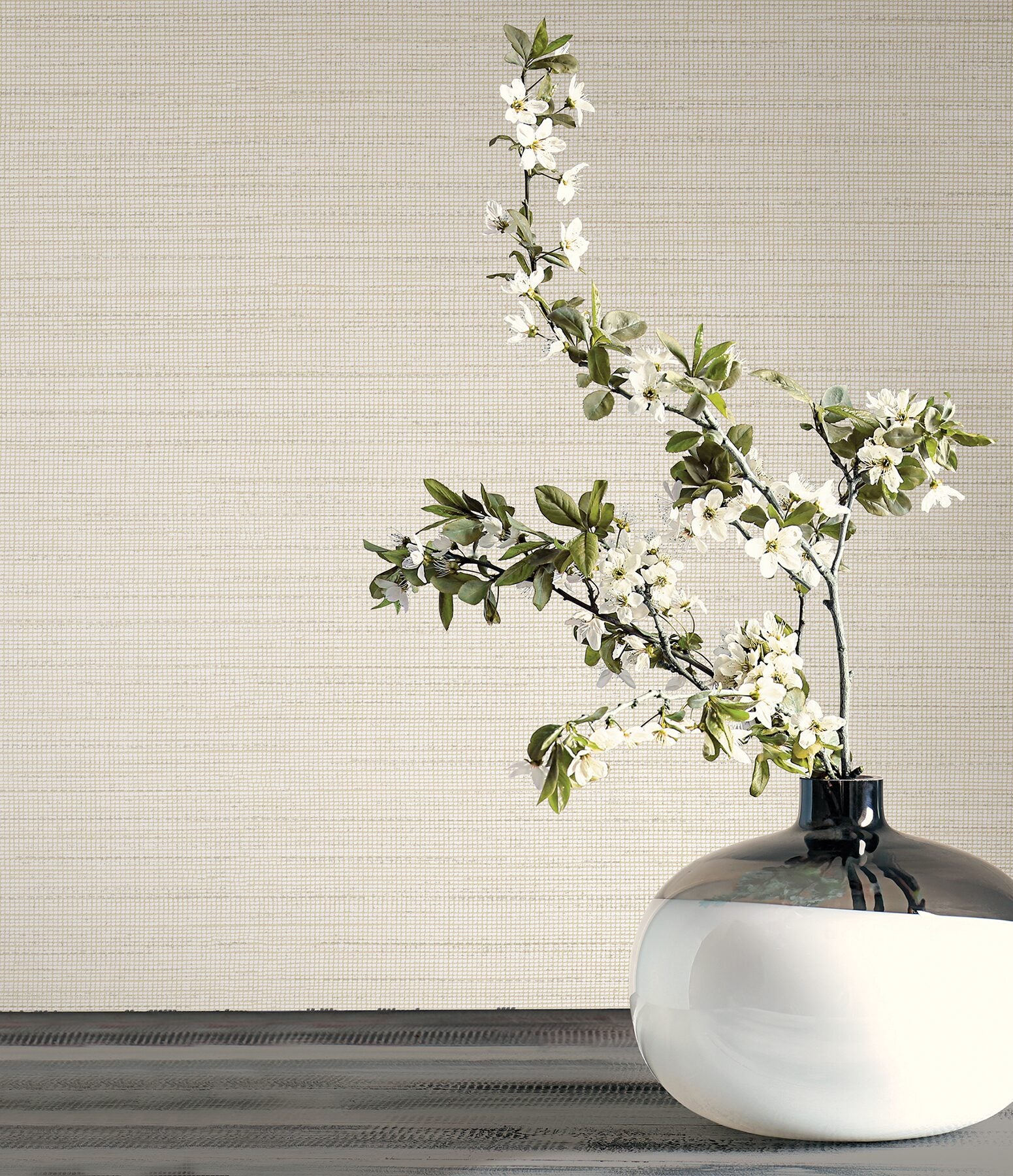 drift-weave-beige-textured-wallpaper-york-wallcoverings-cod0633 - York Wallcoverings Wallpaper