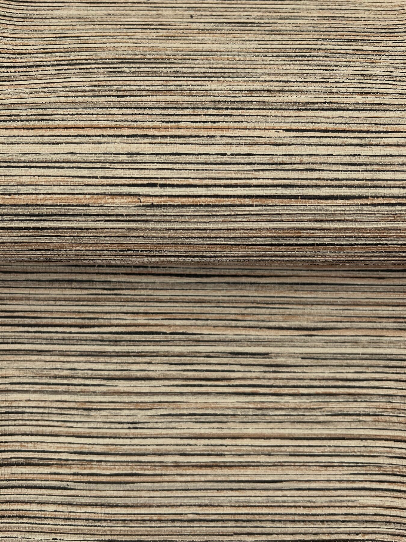 stacked-bamboo-chestnut-stripe-wallpaper-york-wallcoverings-cod0634n - York Wallcoverings Wallpaper