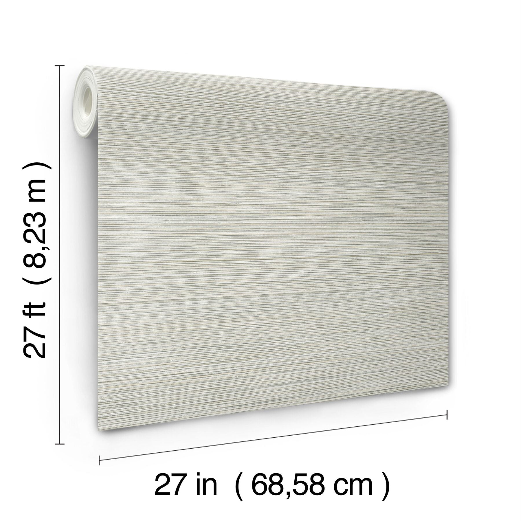 stacked-bamboo-off-white-stripe-wallpaper-york-wallcoverings-cod0636n - York Wallcoverings Wallpaper
