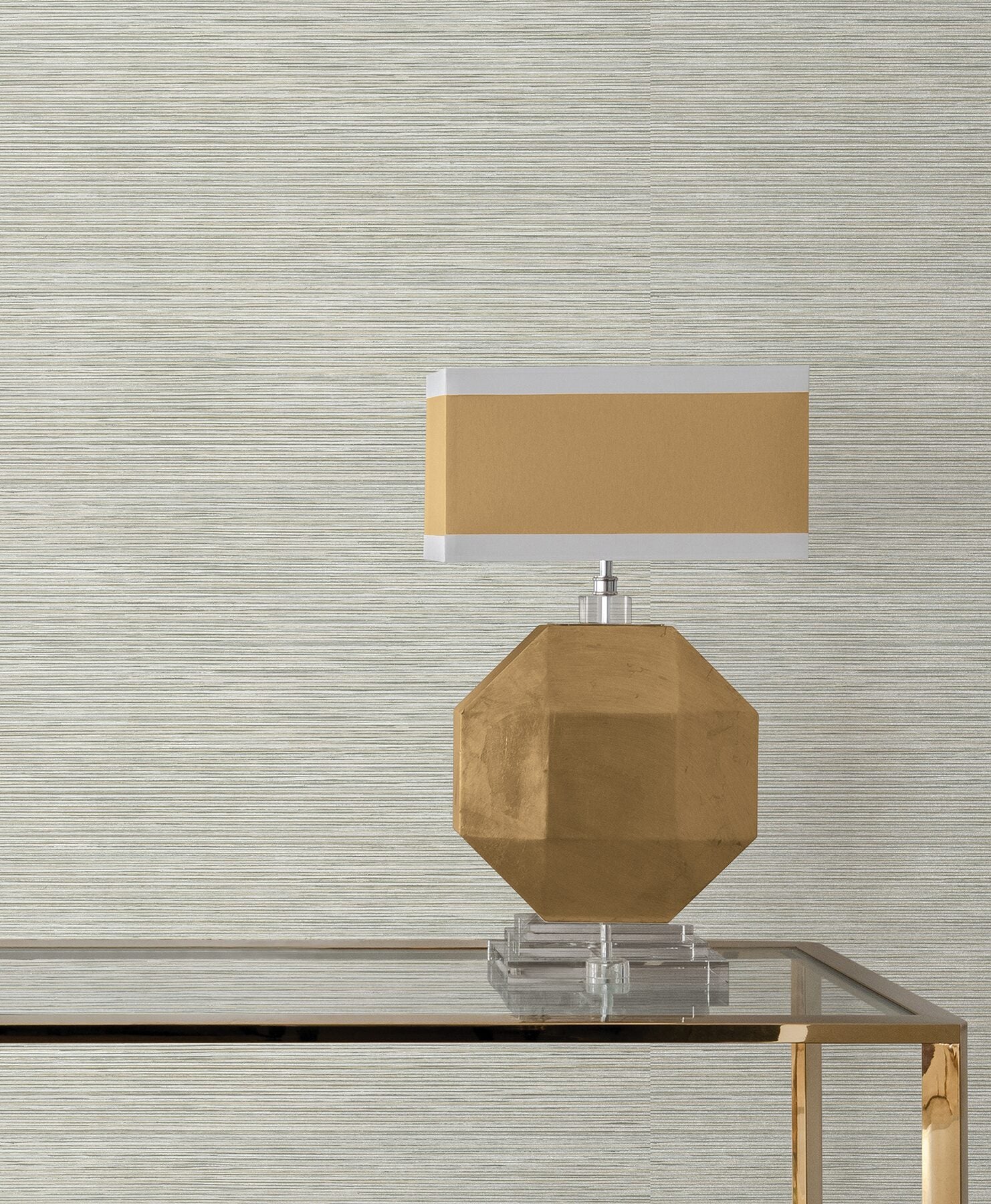 stacked-bamboo-off-white-stripe-wallpaper-york-wallcoverings-cod0636n - York Wallcoverings Wallpaper