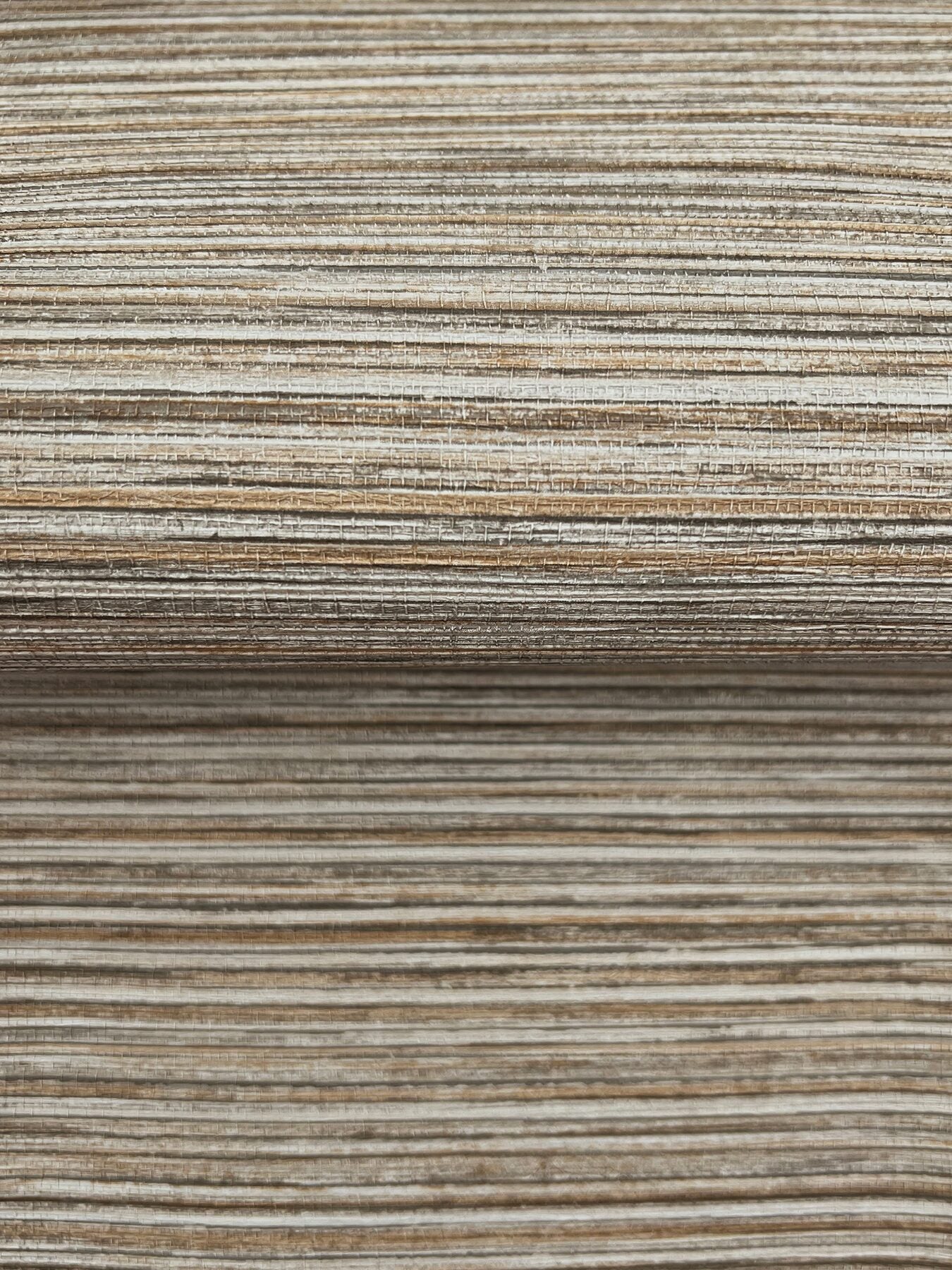 stacked-bamboo-light-brown-stripe-wallpaper-york-wallcoverings-cod0638n - York Wallcoverings Wallpaper