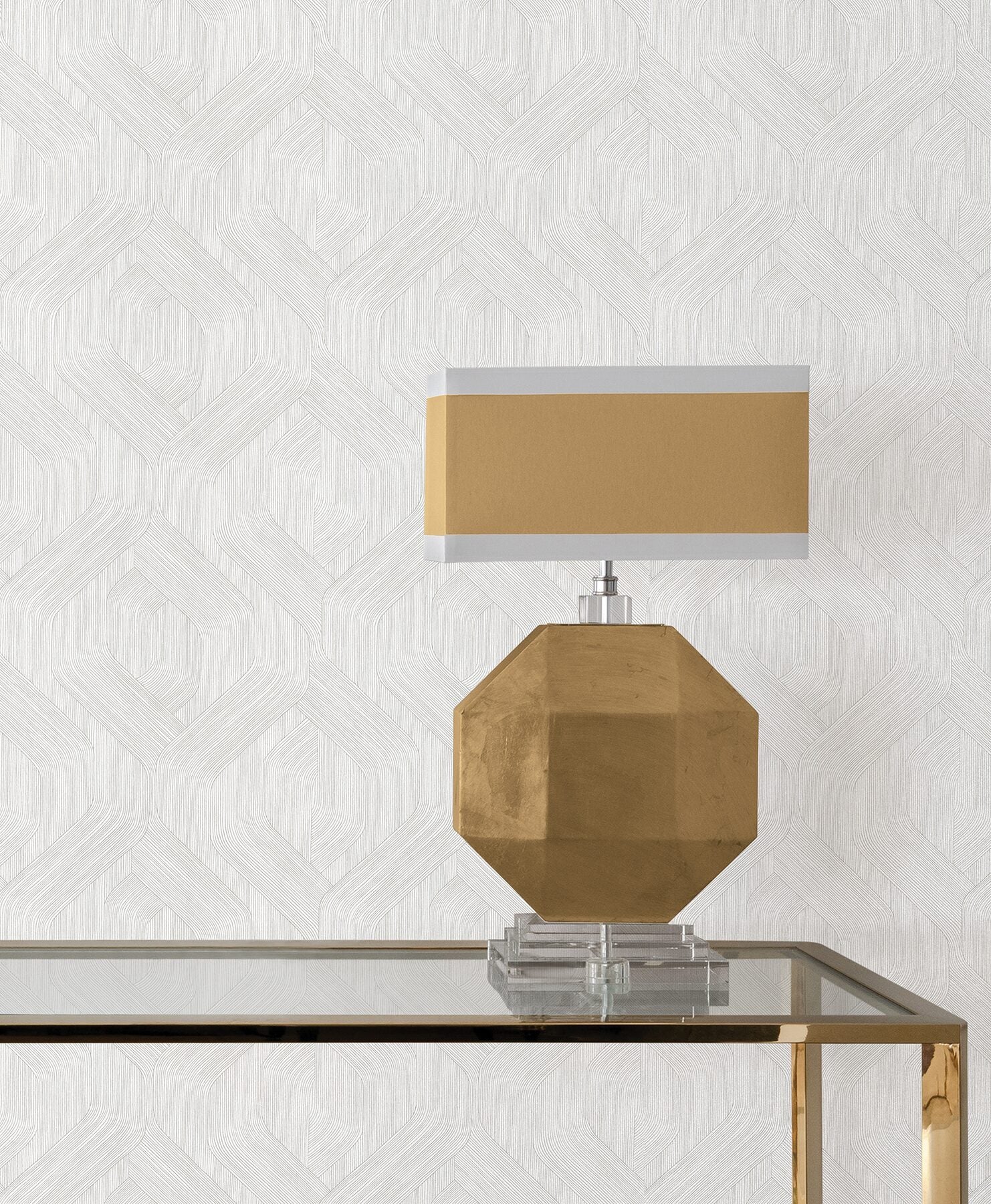 infinity-dove-ogee-wallpaper-york-wallcoverings-cod0640 - York Wallcoverings Wallpaper