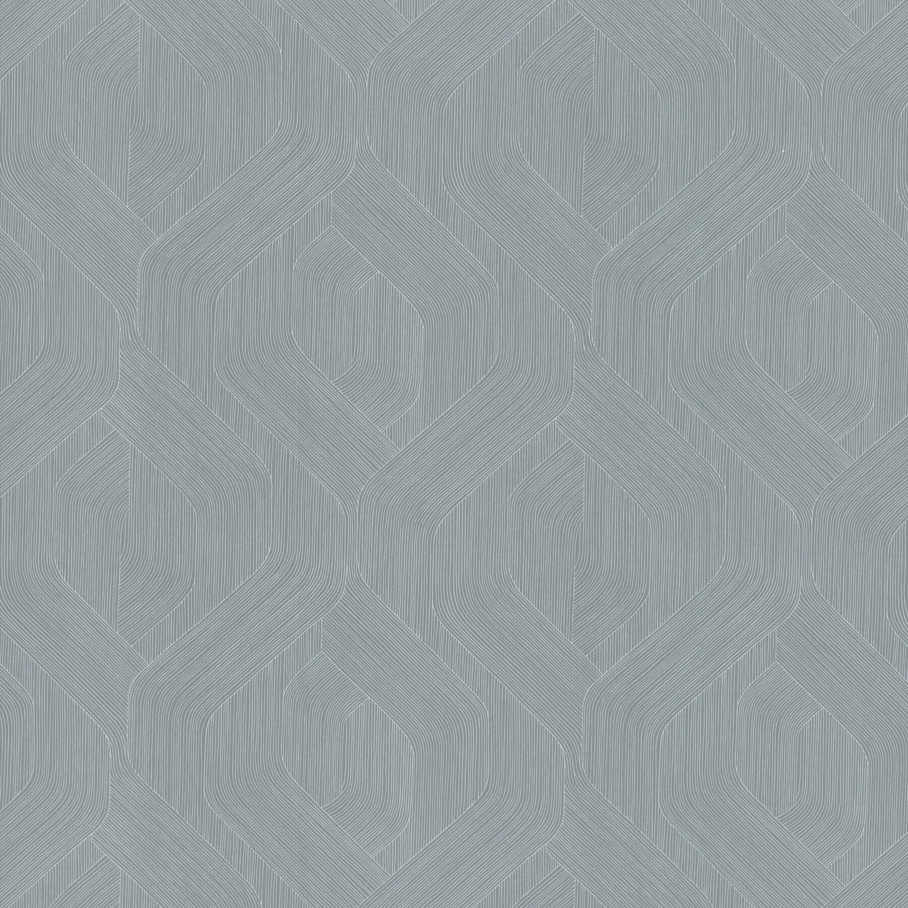 infinity-slate-ogee-wallpaper-york-wallcoverings-cod0641 - York Wallcoverings Wallpaper