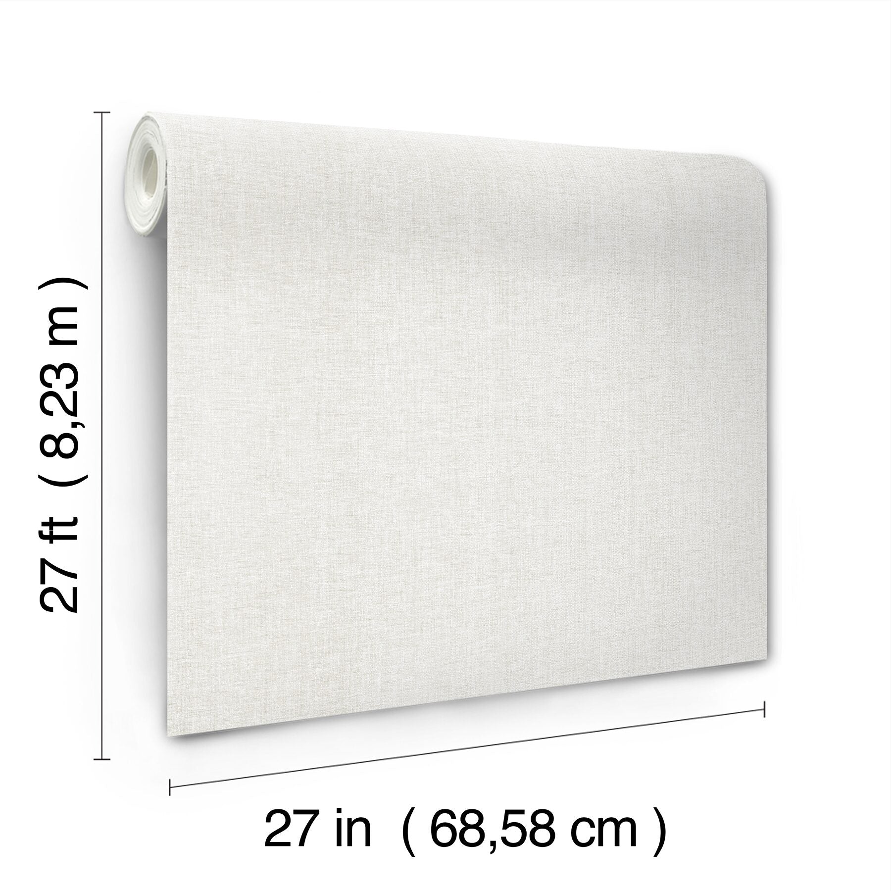loominosity-white-faux-linen-wallpaper-york-wallcoverings-cod0647n - York Wallcoverings Wallpaper