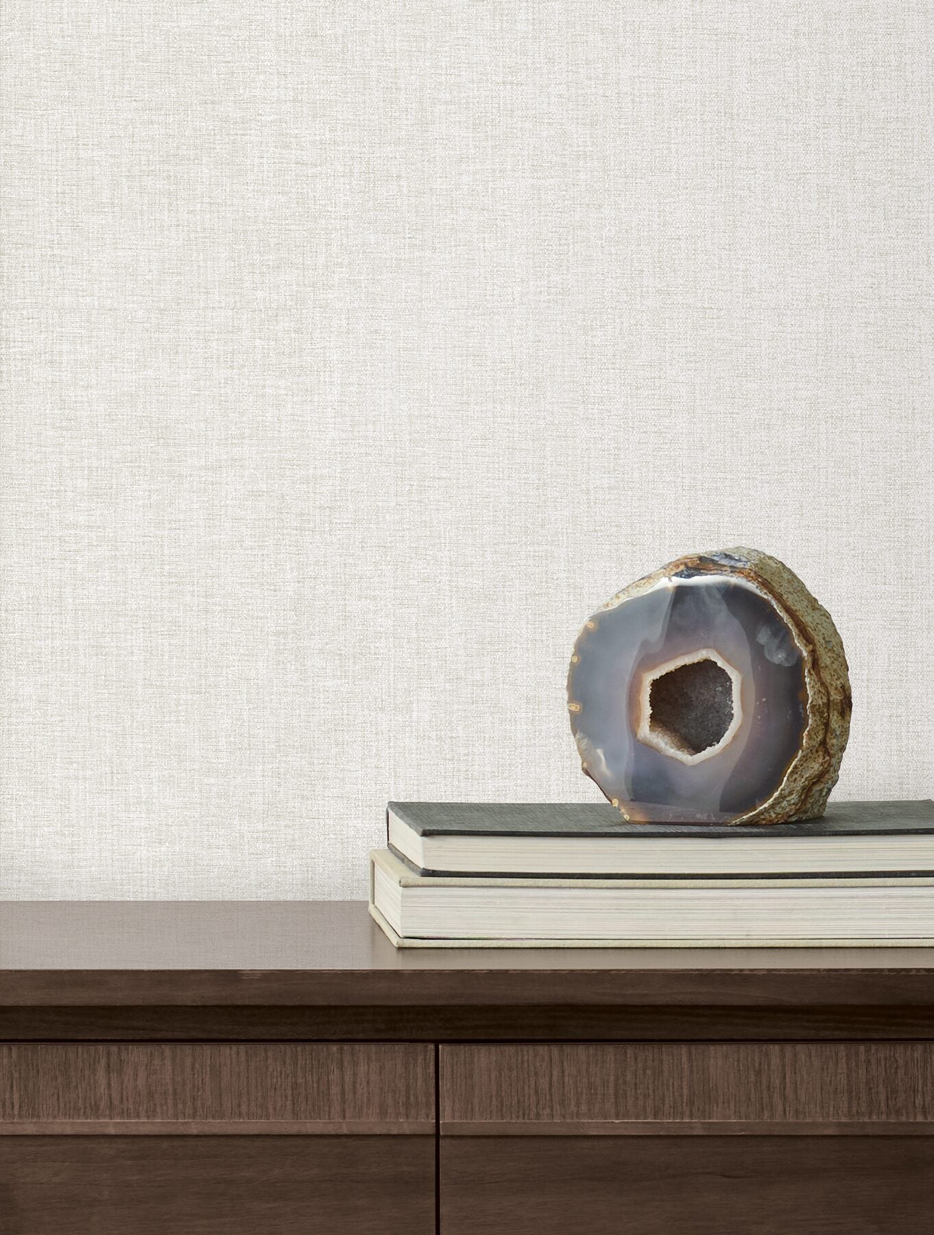 loominosity-white-faux-linen-wallpaper-york-wallcoverings-cod0647n - York Wallcoverings Wallpaper