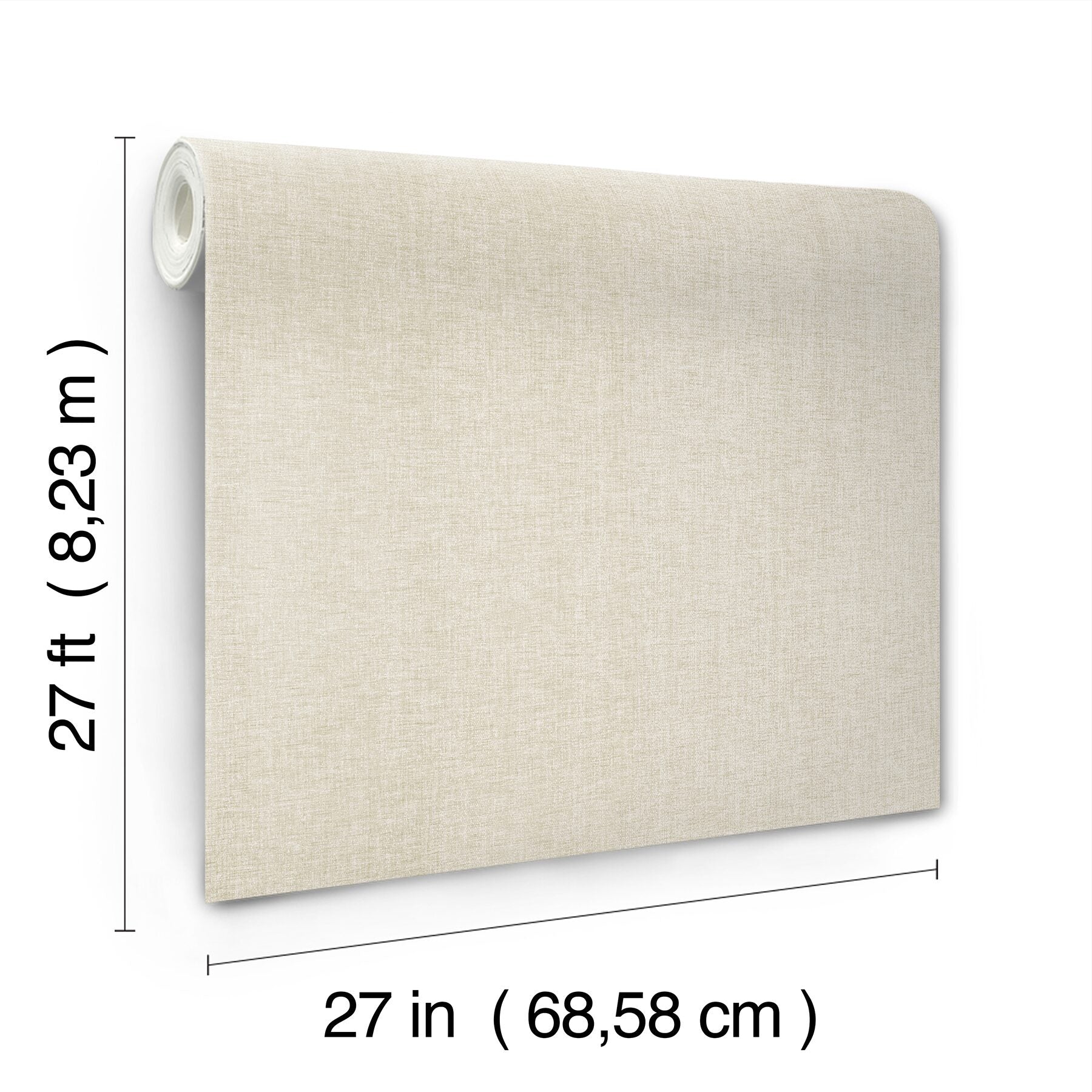 loominosity-champagne-faux-linen-wallpaper-york-wallcoverings-cod0648n - York Wallcoverings Wallpaper