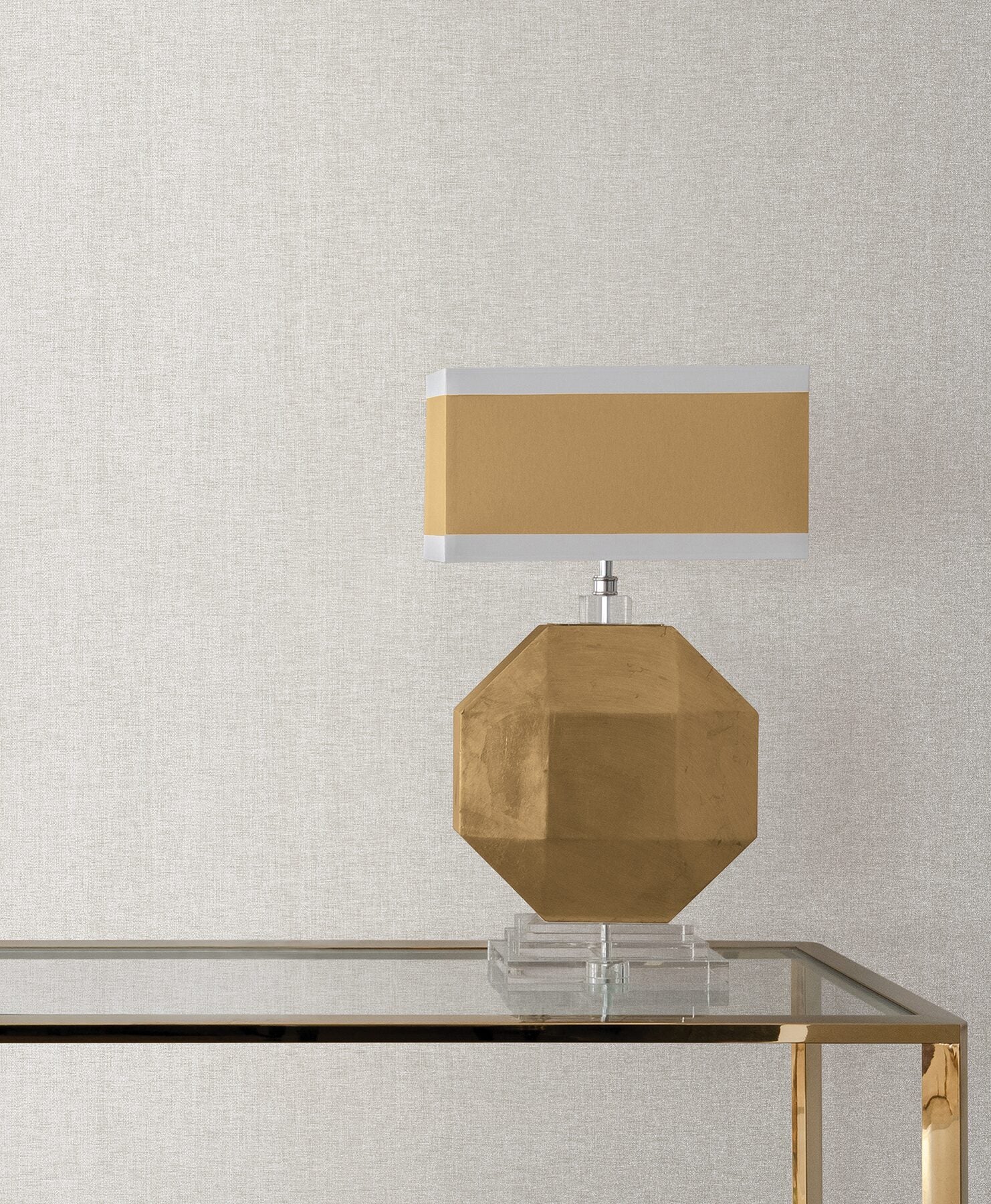 loominosity-silver-faux-linen-wallpaper-york-wallcoverings-cod0651n - York Wallcoverings Wallpaper