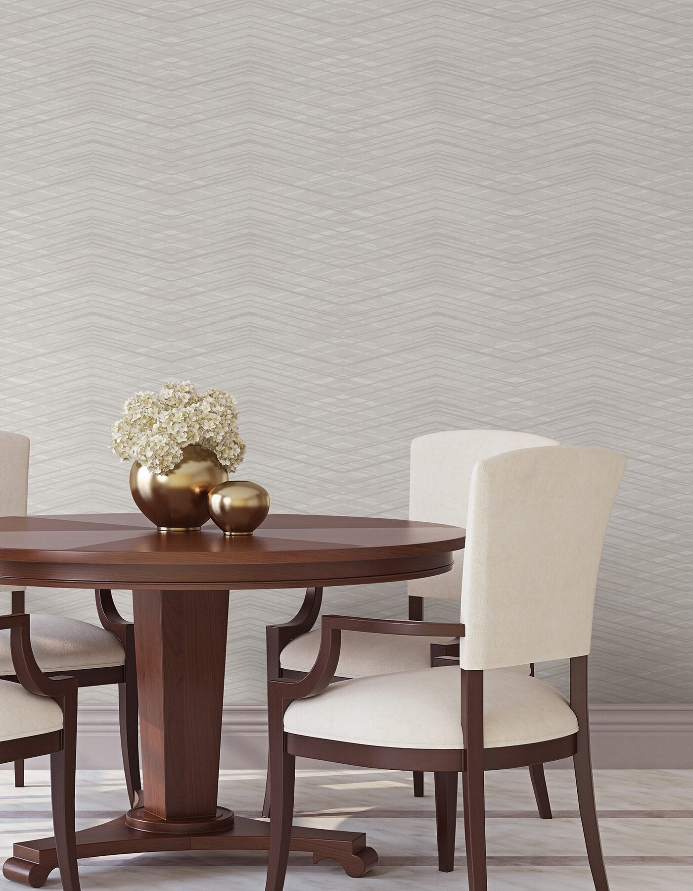 focal-point-light-grey-chevron-wallpaper-york-wallcoverings-cod0658 - York Wallcoverings Wallpaper