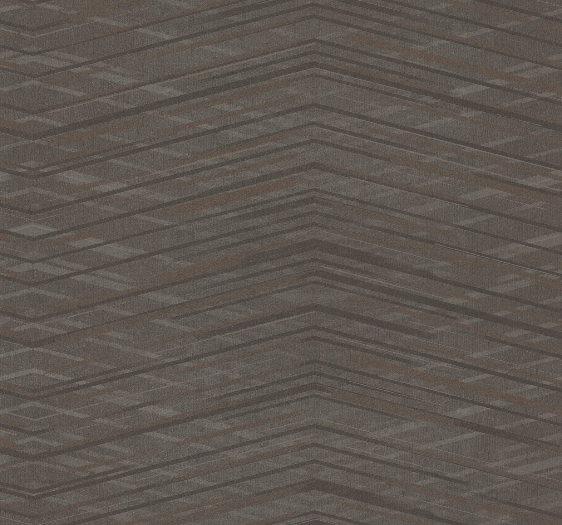 focal-point-chocolate-chevron-wallpaper-york-wallcoverings-cod0659 - York Wallcoverings Wallpaper