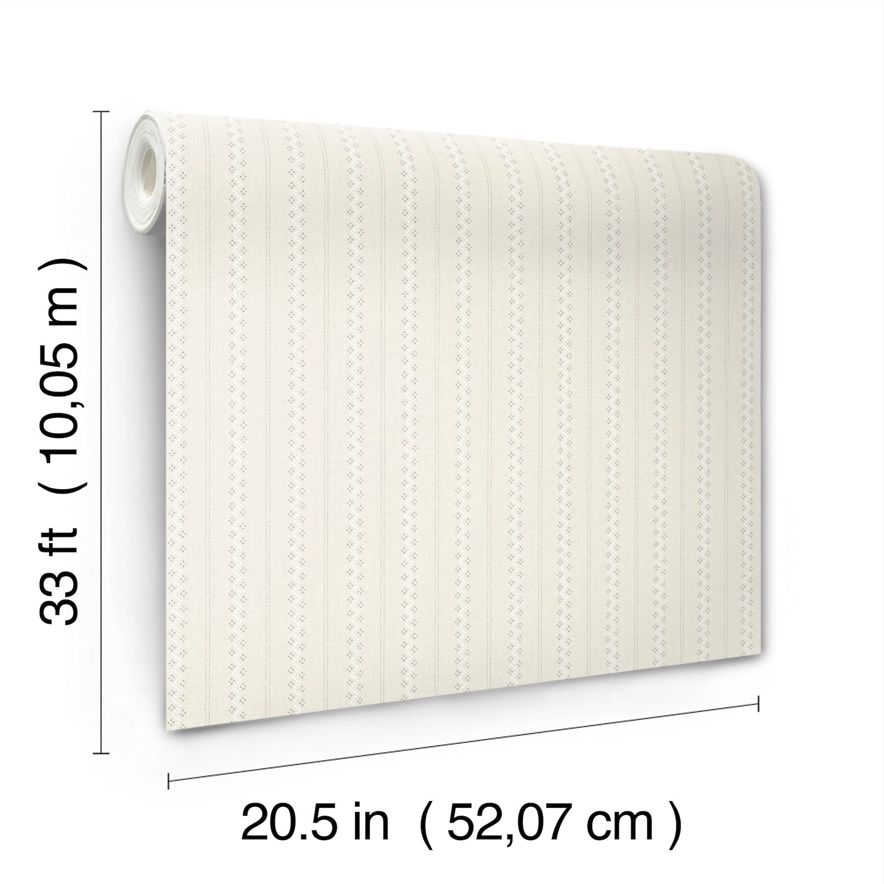 curtis-beige-embellished-stripe-wallpaper-york-wallcoverings-4199-27782 - York Wallcoverings Wallpaper
