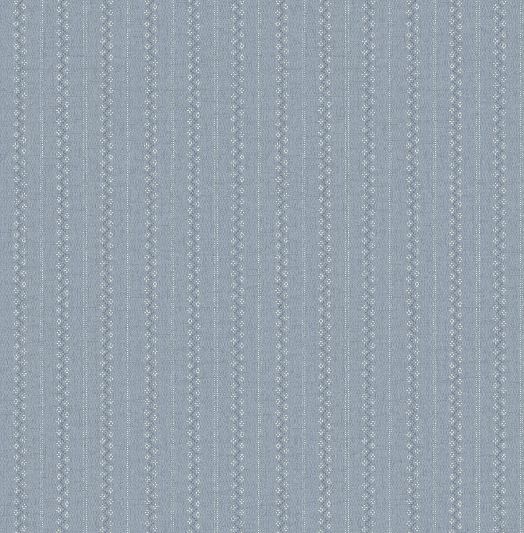 curtis-blue-embellished-stripe-wallpaper-york-wallcoverings-4199-27783 - York Wallcoverings Wallpaper