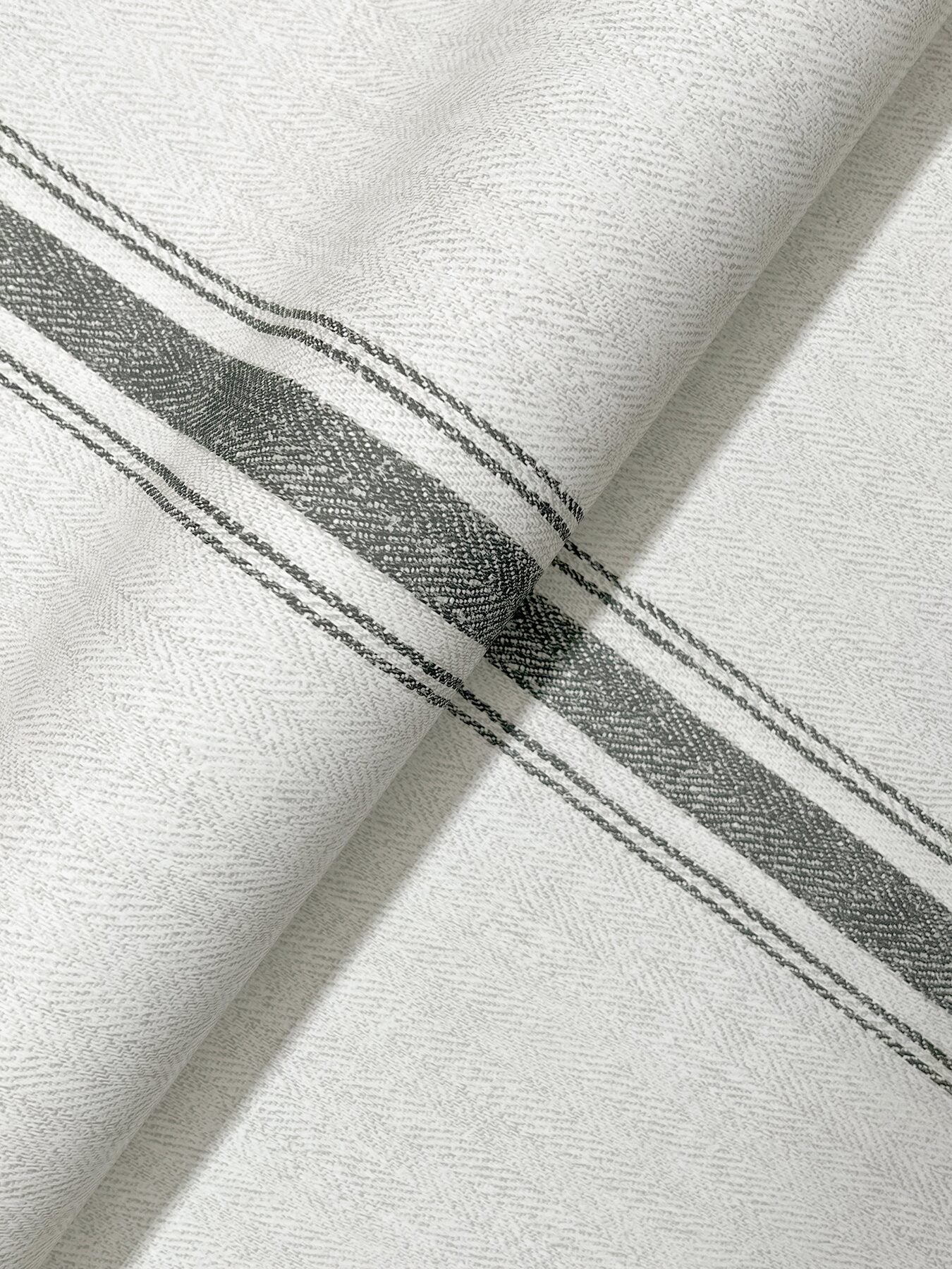 linette-black-fabric-stripe-wallpaper-york-wallcoverings-4199-70066 - York Wallcoverings Wallpaper