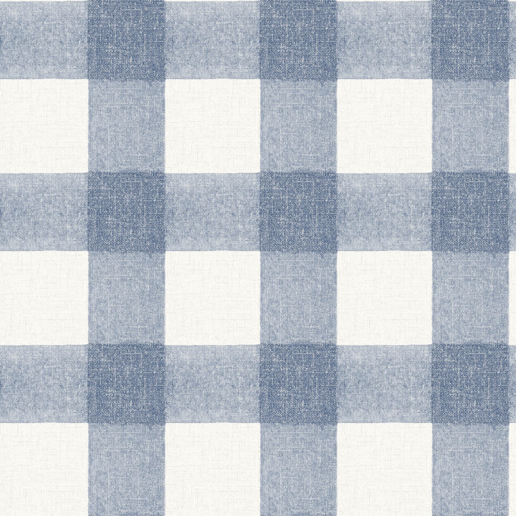thorpe-blue-plaid-wallpaper-york-wallcoverings-4199-83420 - York Wallcoverings Wallpaper