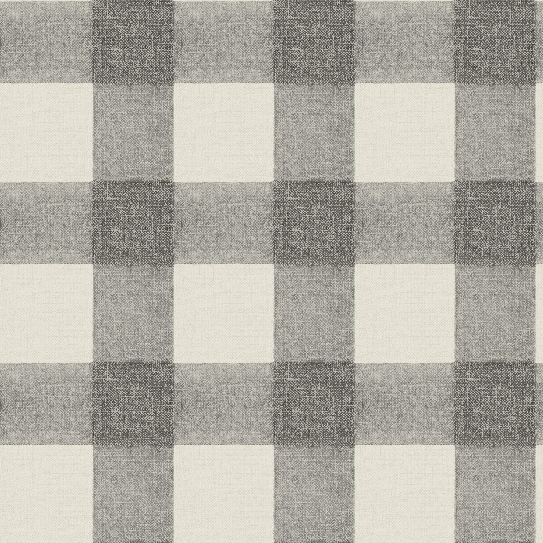 thorpe-charcoal-plaid-wallpaper-york-wallcoverings-4199-83421 - York Wallcoverings Wallpaper