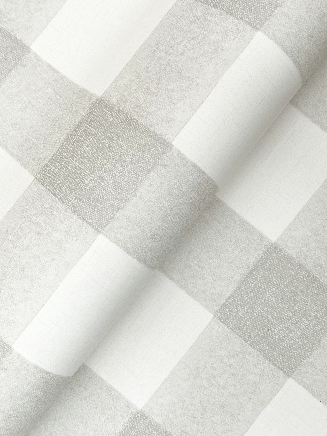 thorpe-light-grey-plaid-wallpaper-york-wallcoverings-4199-83422 - York Wallcoverings Wallpaper