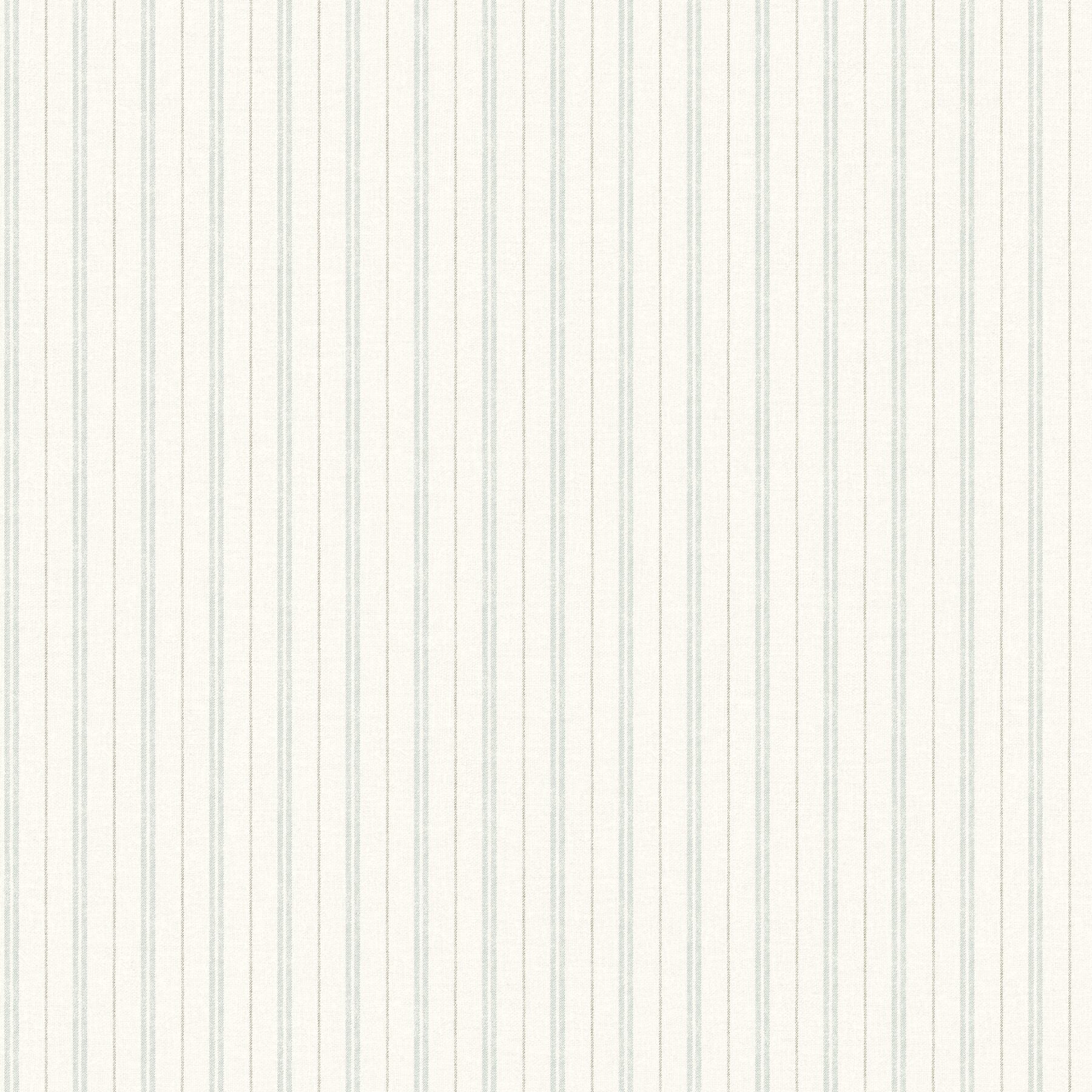 harville-aqua-double-stripe-wallpaper-york-wallcoverings-4199-83425 - York Wallcoverings Wallpaper